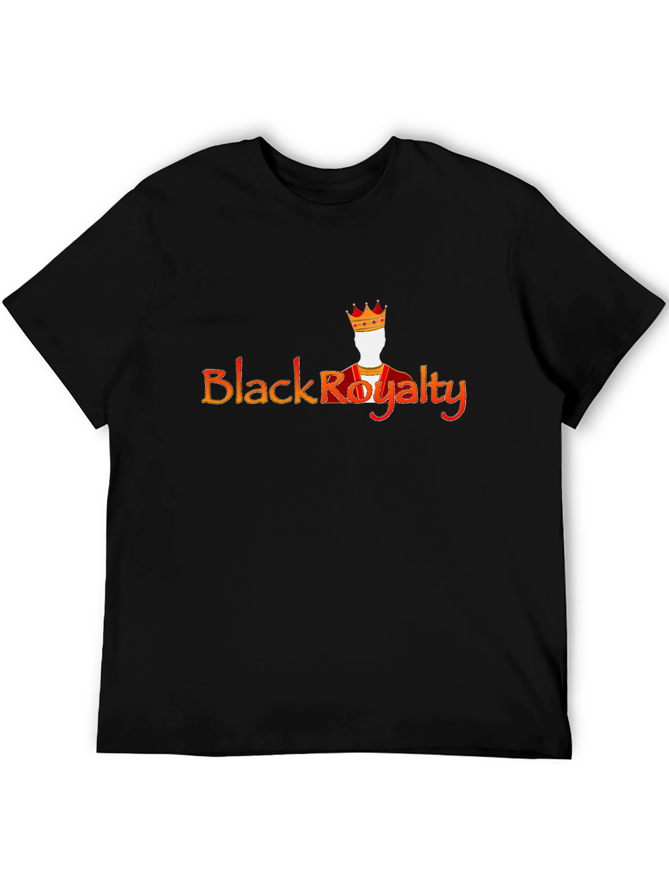 Black Royalty Graphic Tee - Statement Shirt