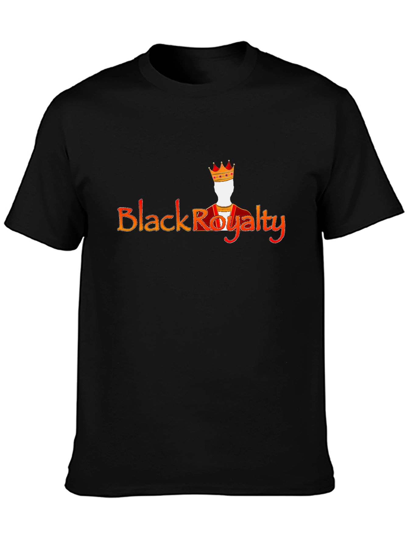 Black Royalty Graphic Tee - Statement Shirt