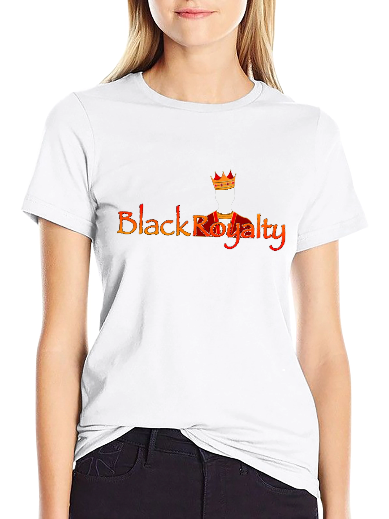 Black Royalty Graphic Tee - Statement Shirt