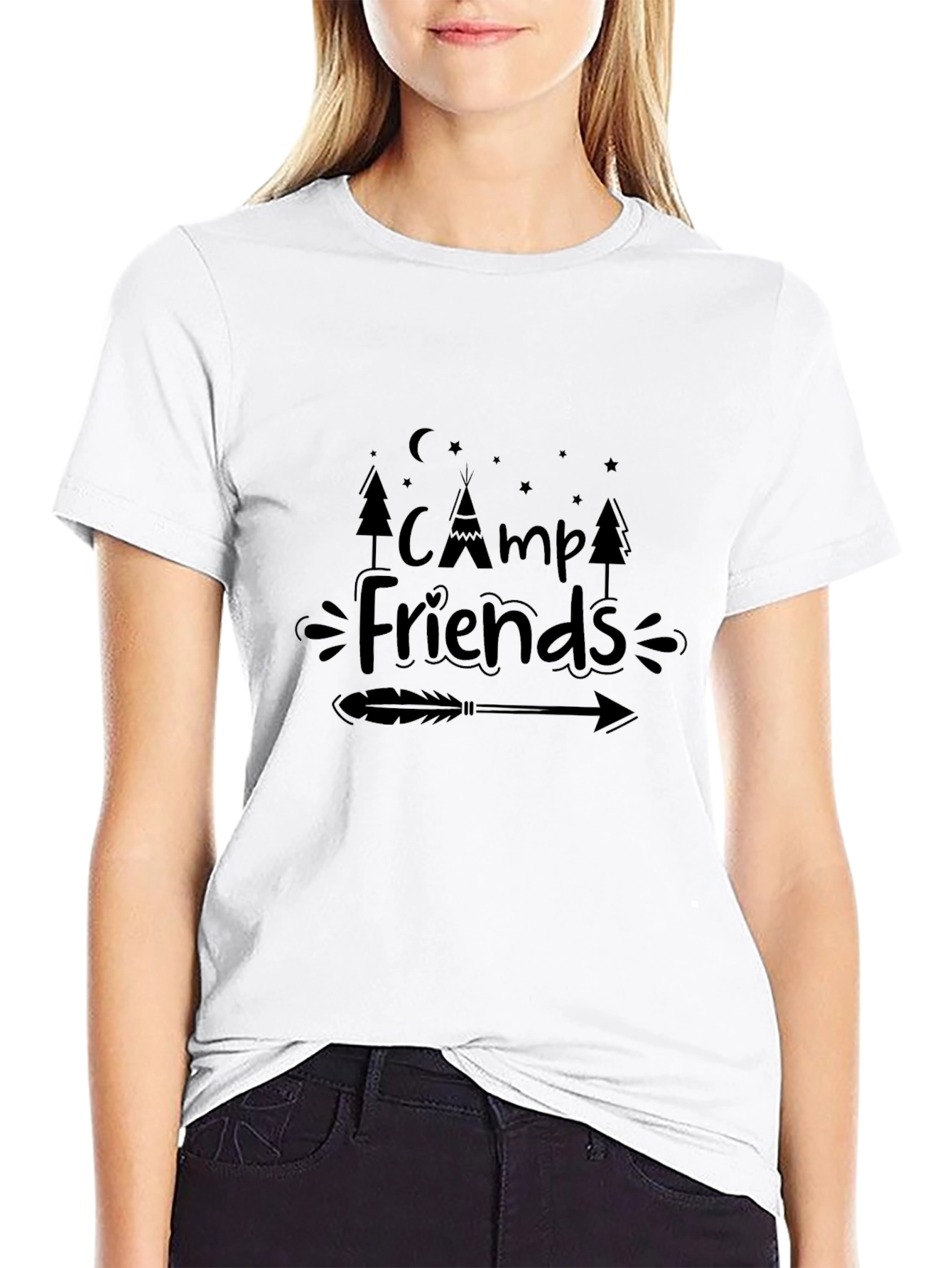 Camp Friends Graphic T-Shirt