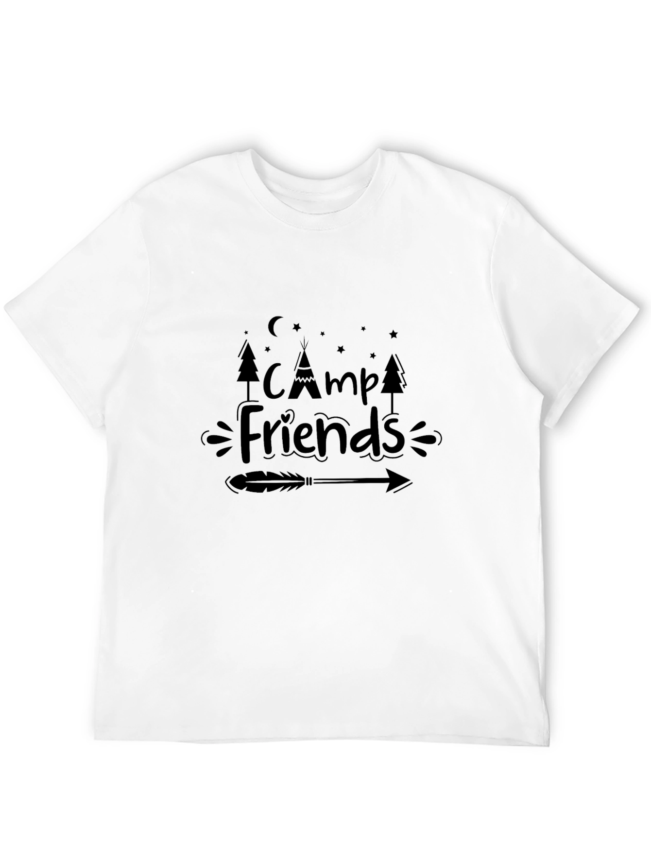 Camp Friends Graphic T-Shirt