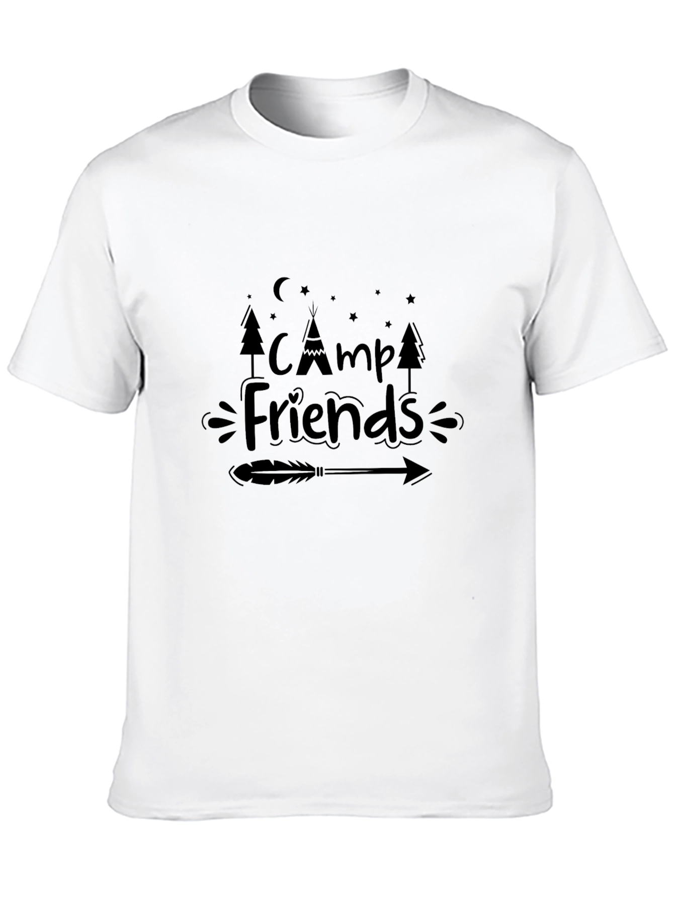 Camp Friends Graphic T-Shirt
