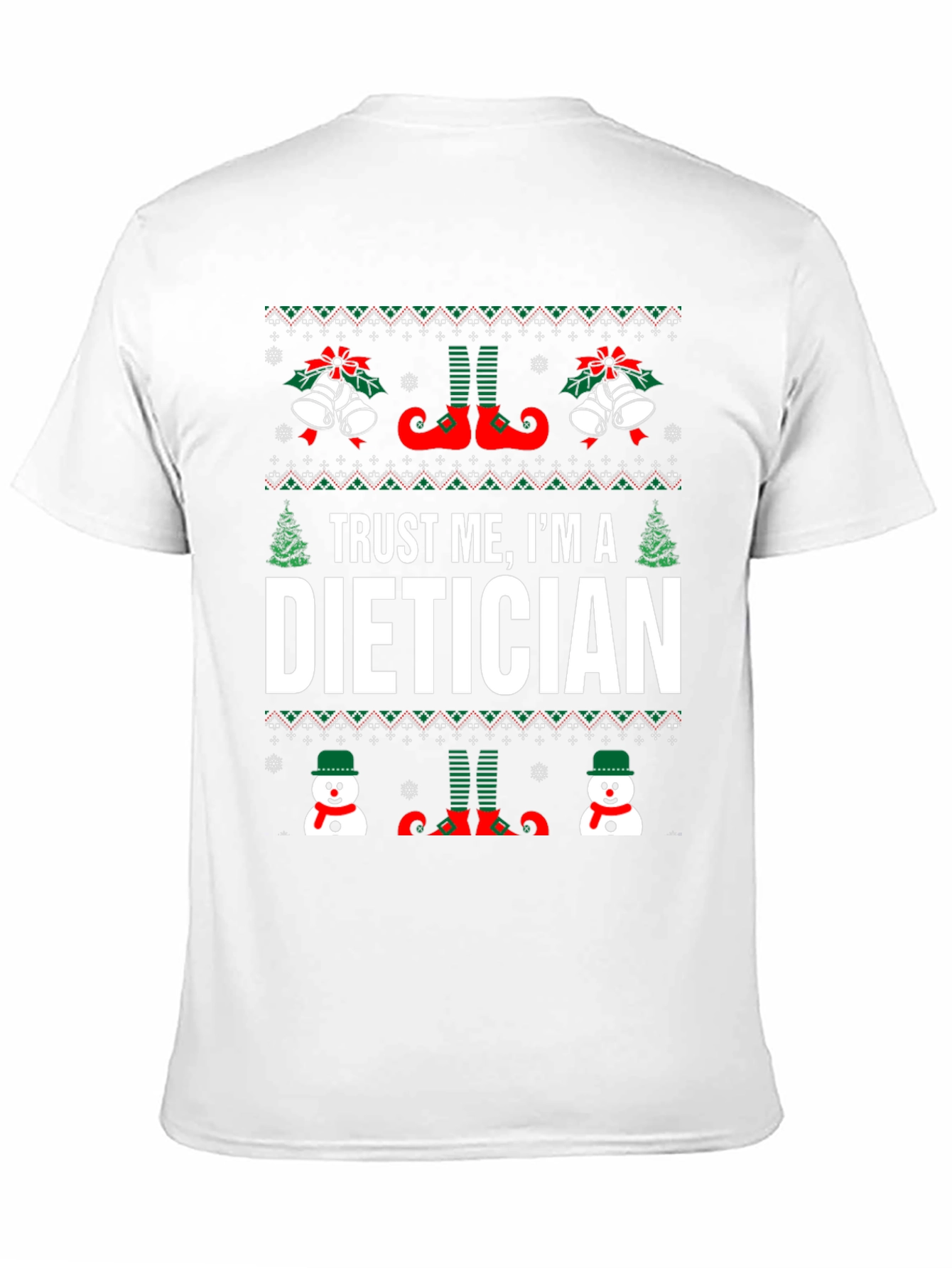 Trust Me Im A Dietician Christmas T-Shirt