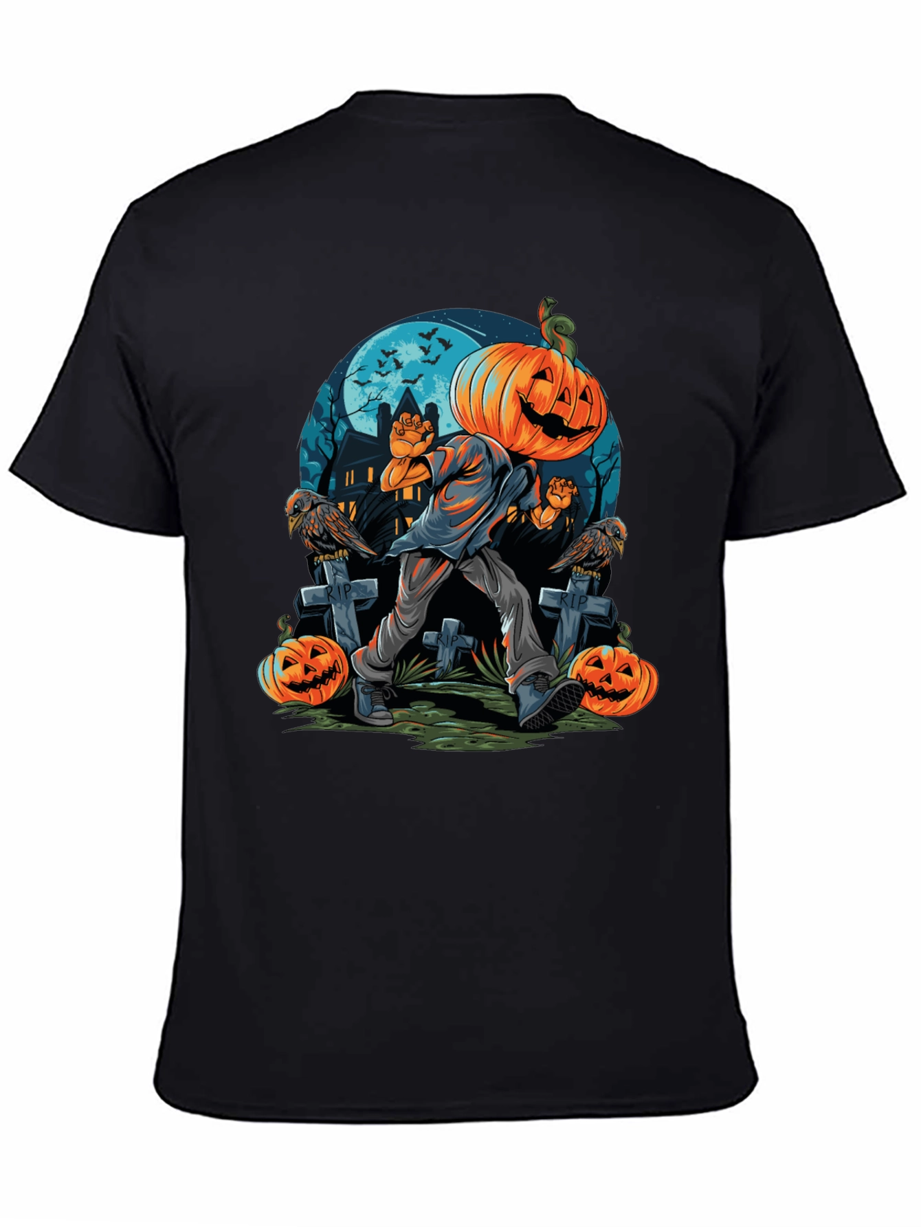 Pumpkin Head Halloween T-Shirt