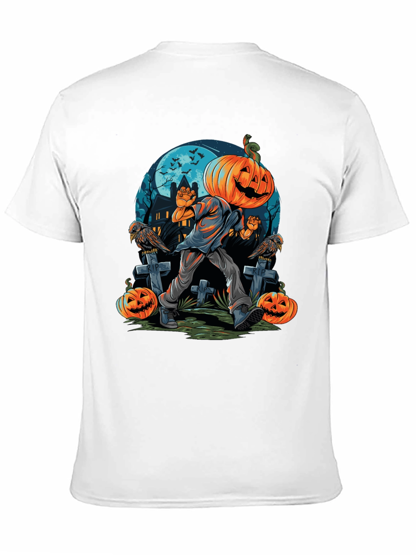 Pumpkin Head Halloween T-Shirt