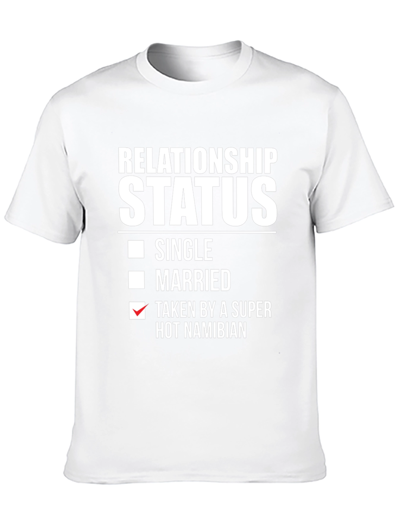 Funny Relationship Status Namibian T-Shirt