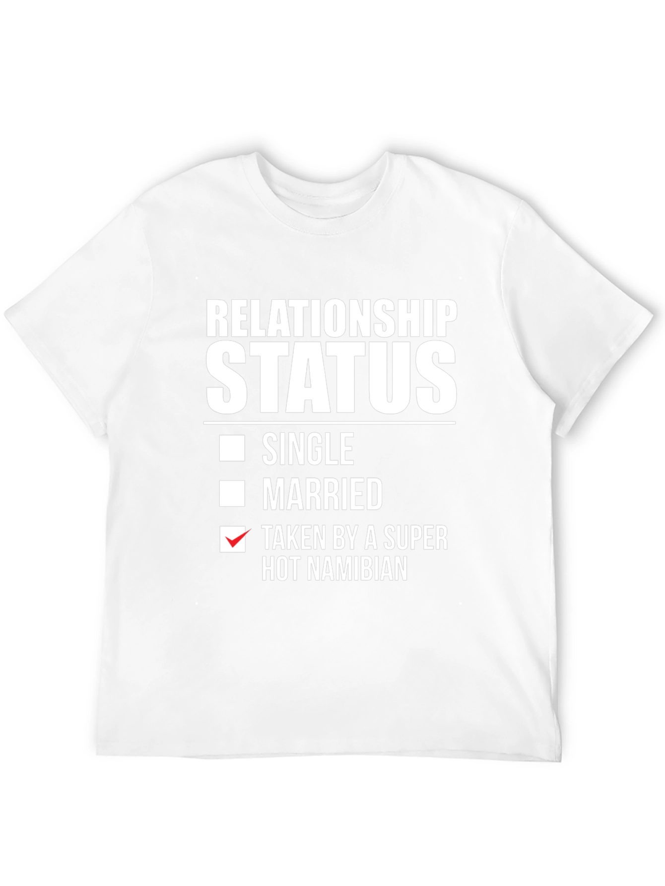 Funny Relationship Status Namibian T-Shirt