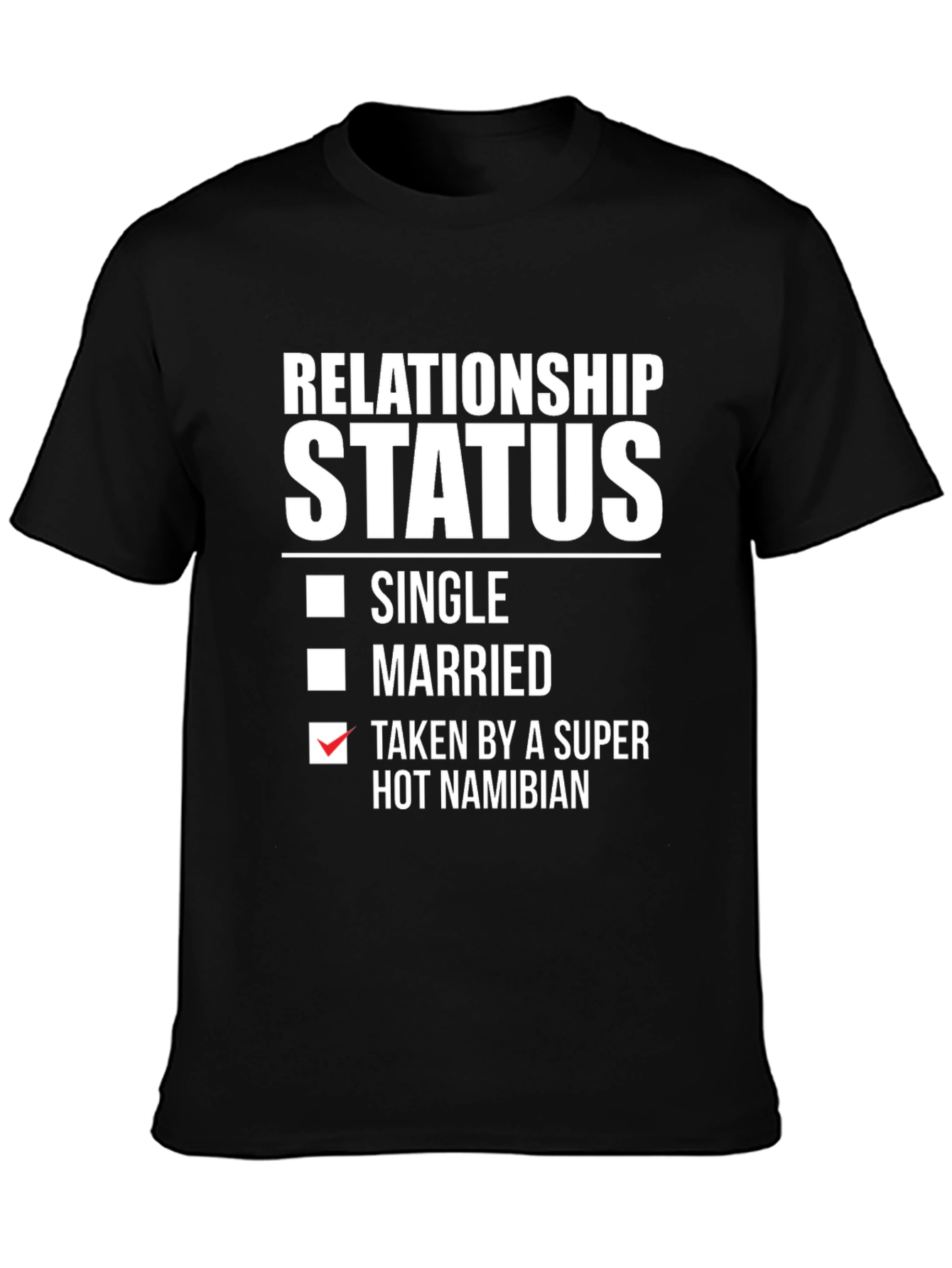 Funny Relationship Status Namibian T-Shirt