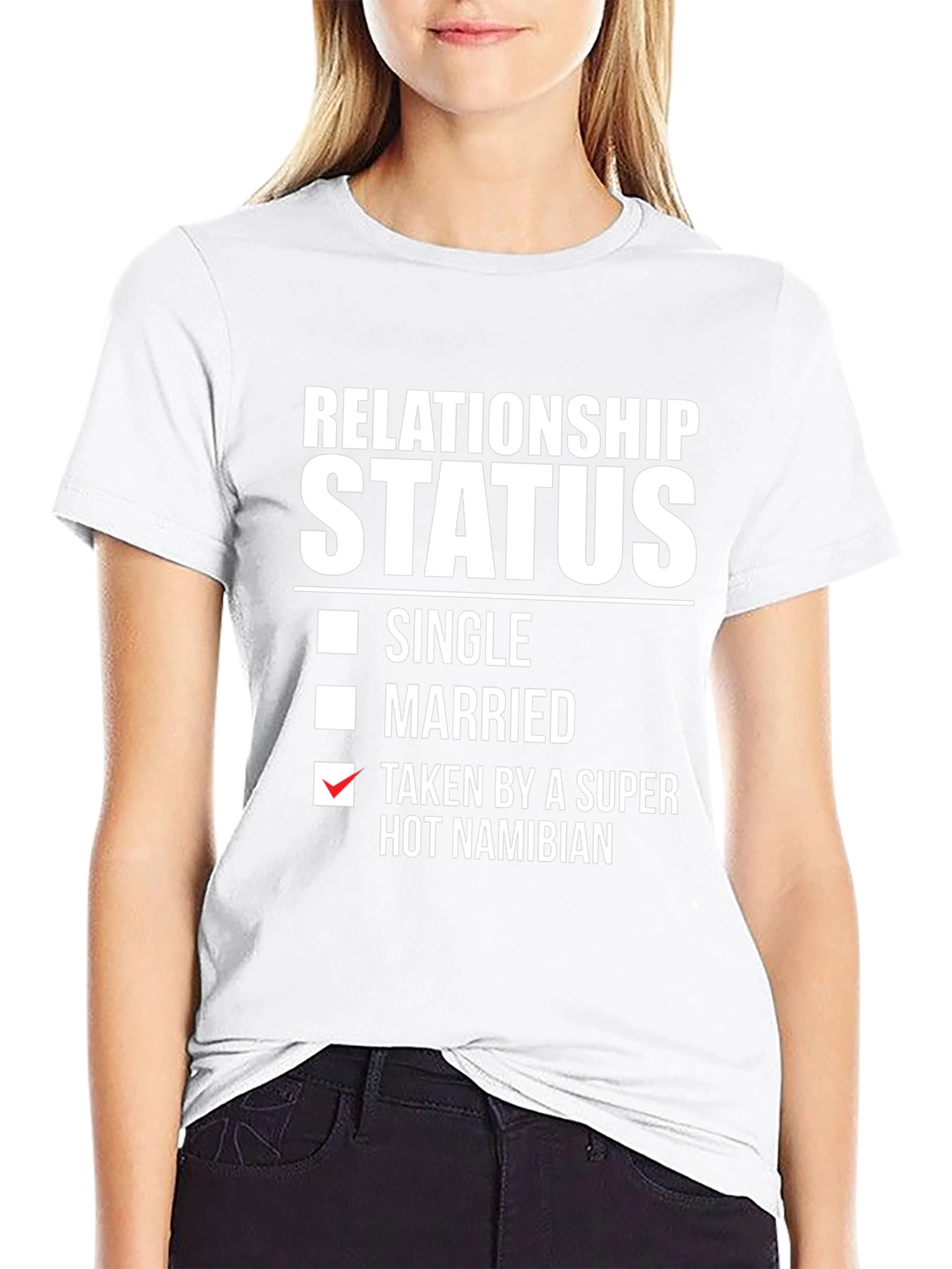 Funny Relationship Status Namibian T-Shirt