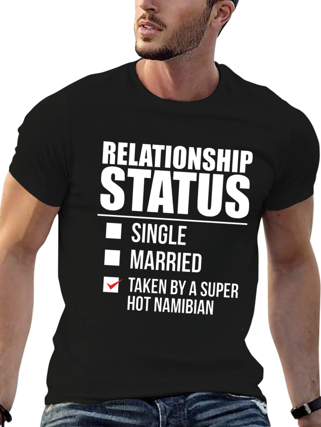 Funny Relationship Status Namibian T-Shirt