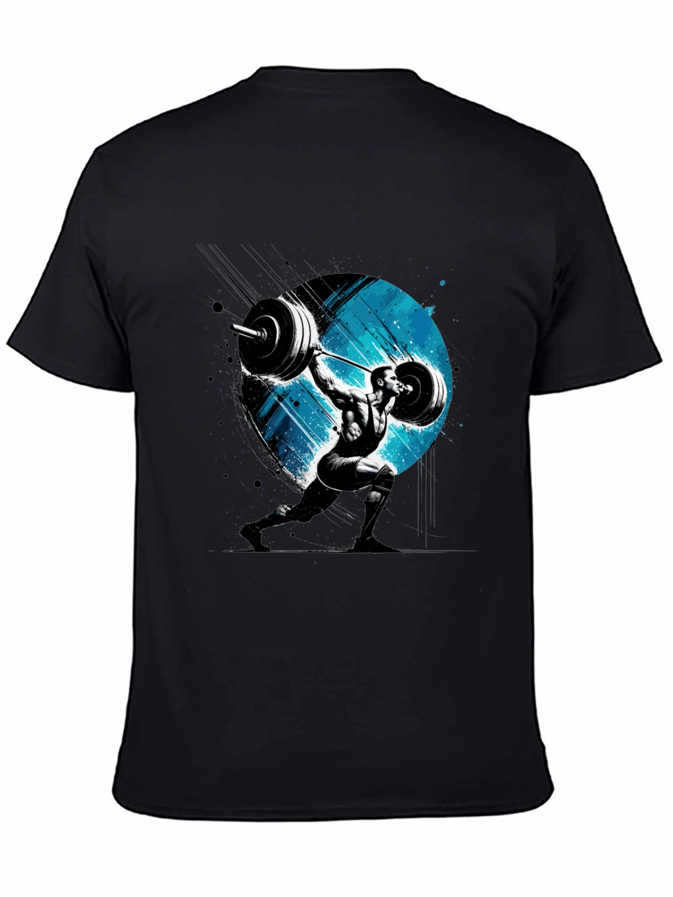 Weightlifting Graphic Tee - Black