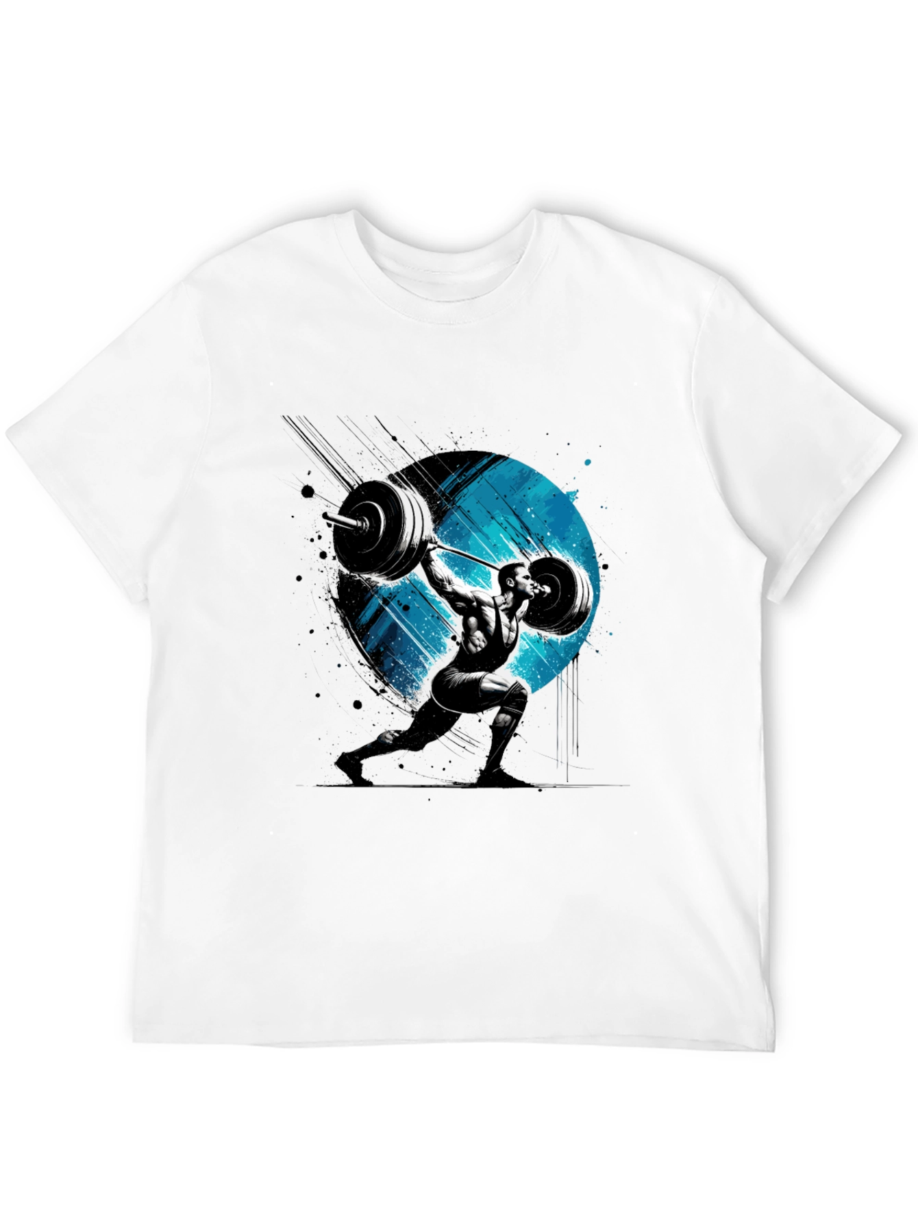 Weightlifting Graphic Tee - Black