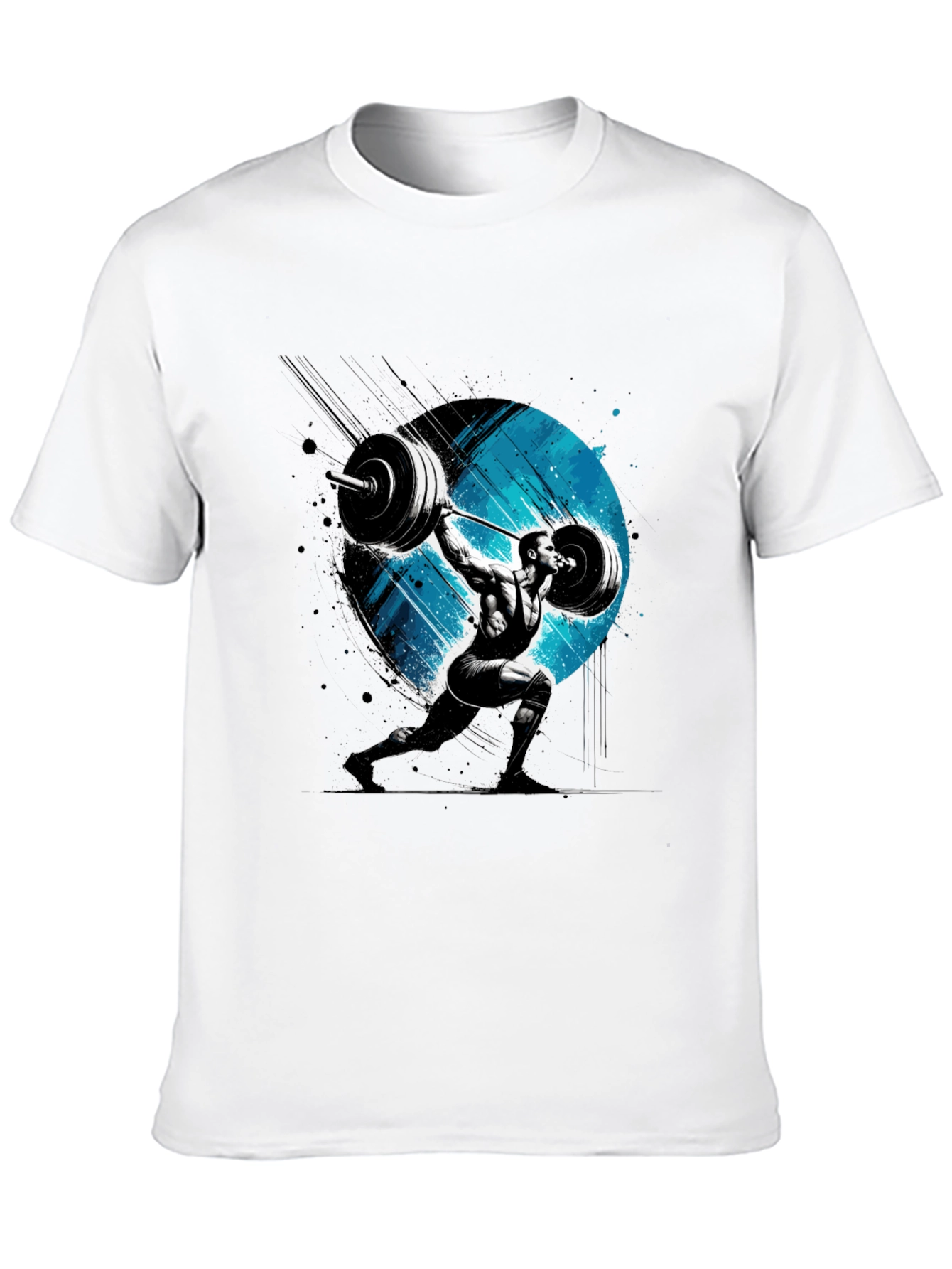 Weightlifting Graphic Tee - Black