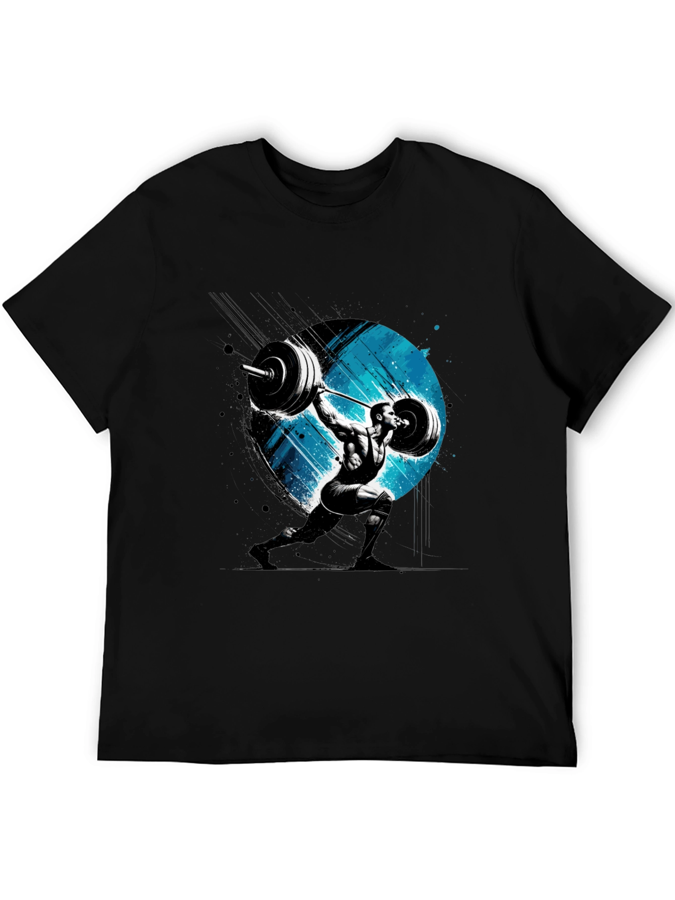 Weightlifting Graphic Tee - Black