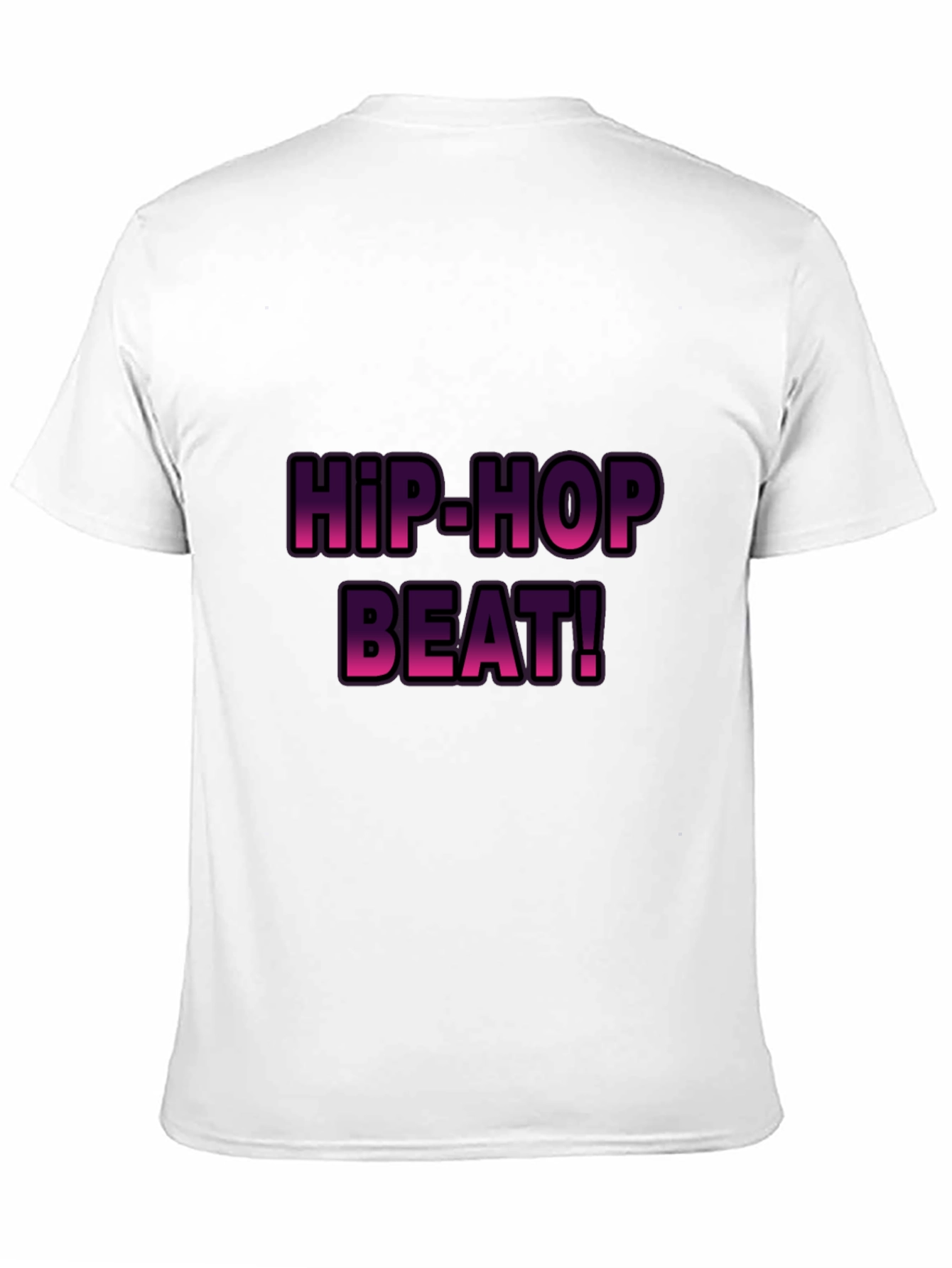 Hip-Hop Beat! Graphic T-Shirt - Stylish Black Tee