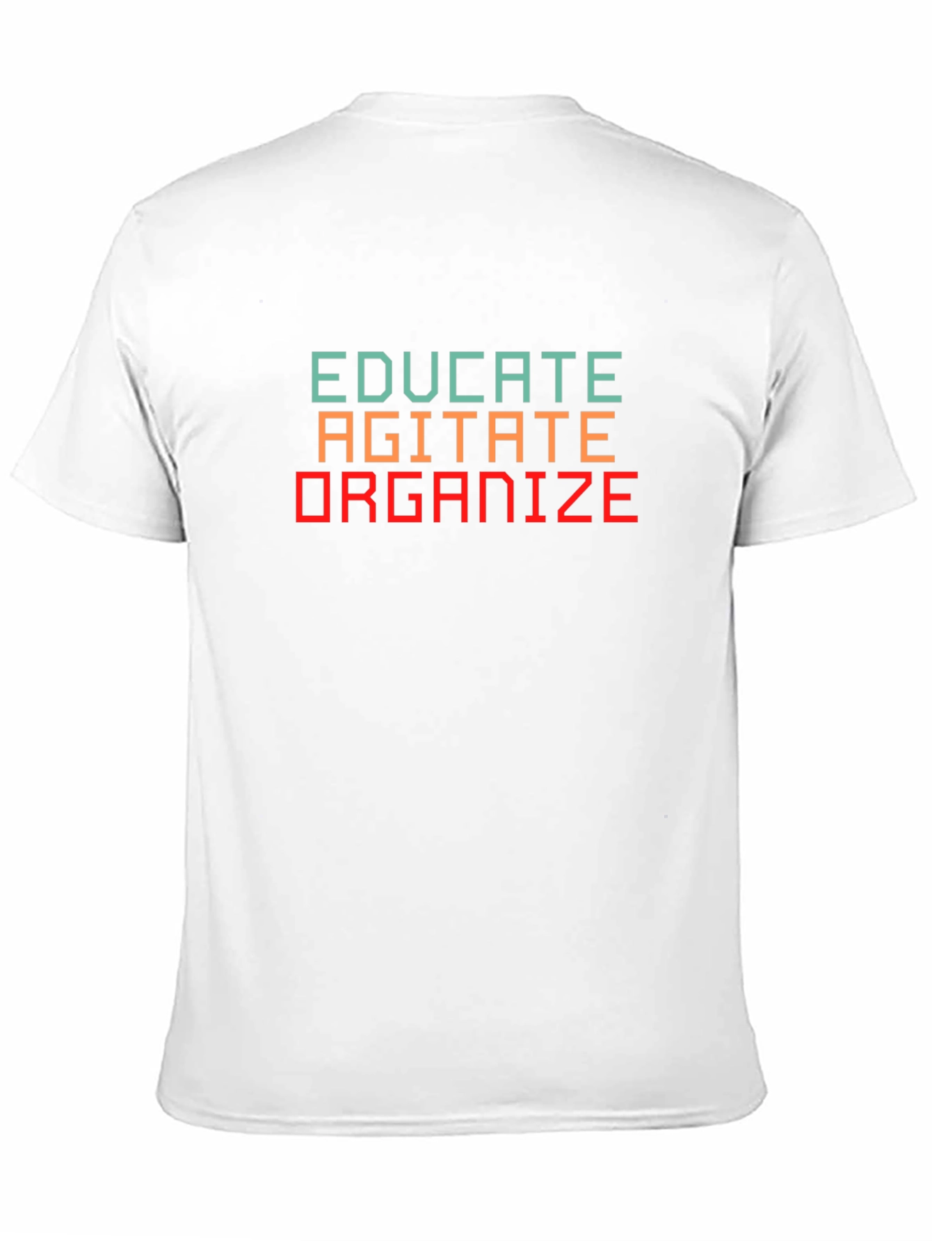 Educate Agitate Organize Black T-Shirt