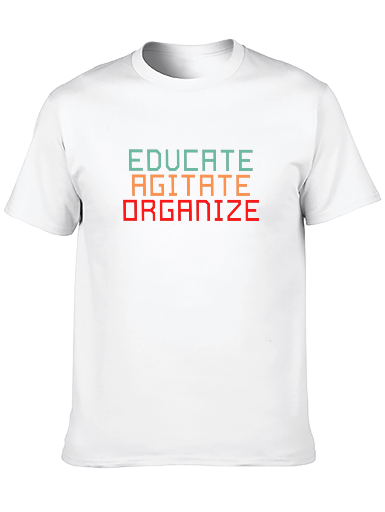 Educate Agitate Organize Black T-Shirt