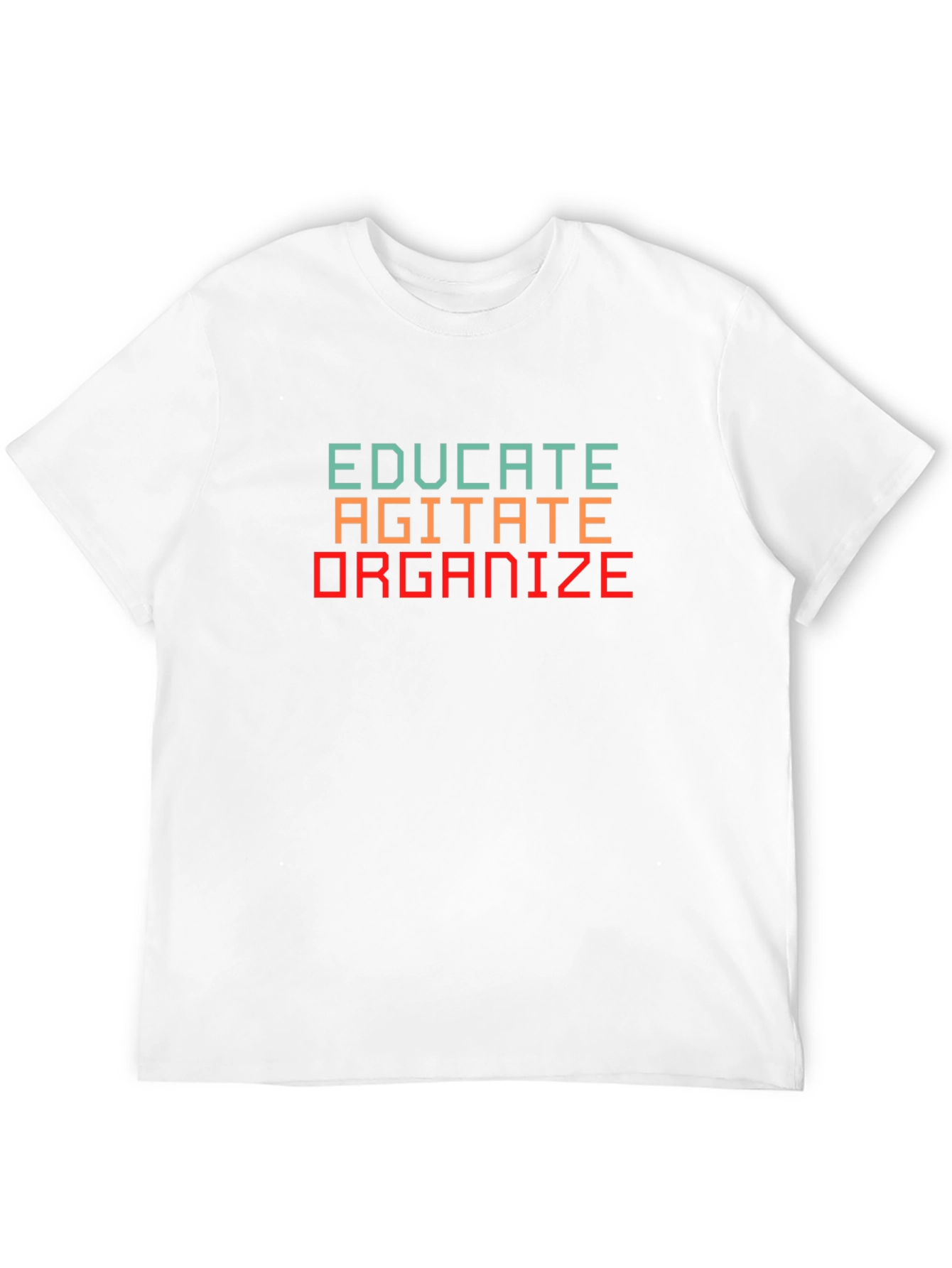 Educate Agitate Organize Black T-Shirt