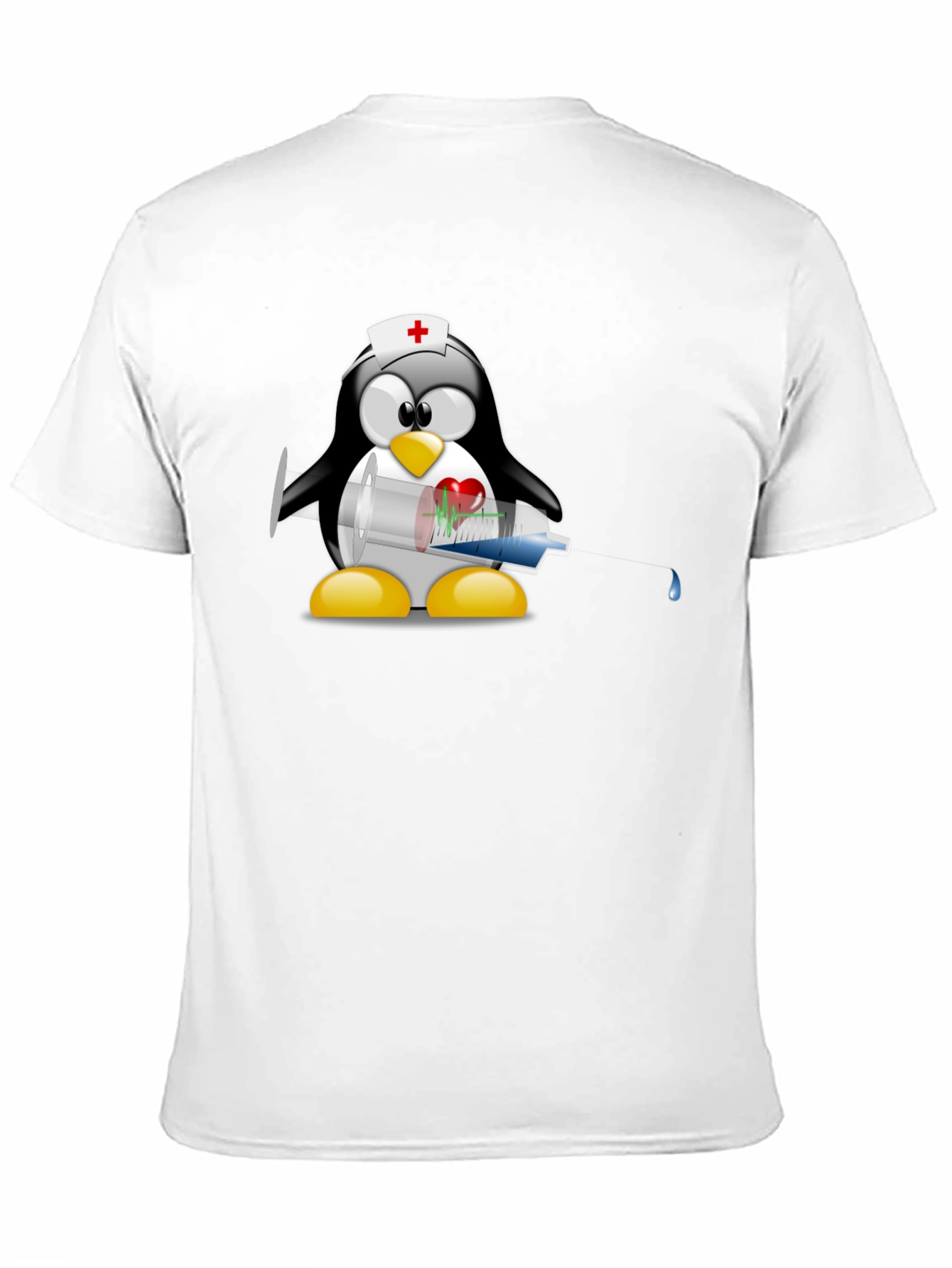 Nurse Penguin T-Shirt - Funny Doctor Tee