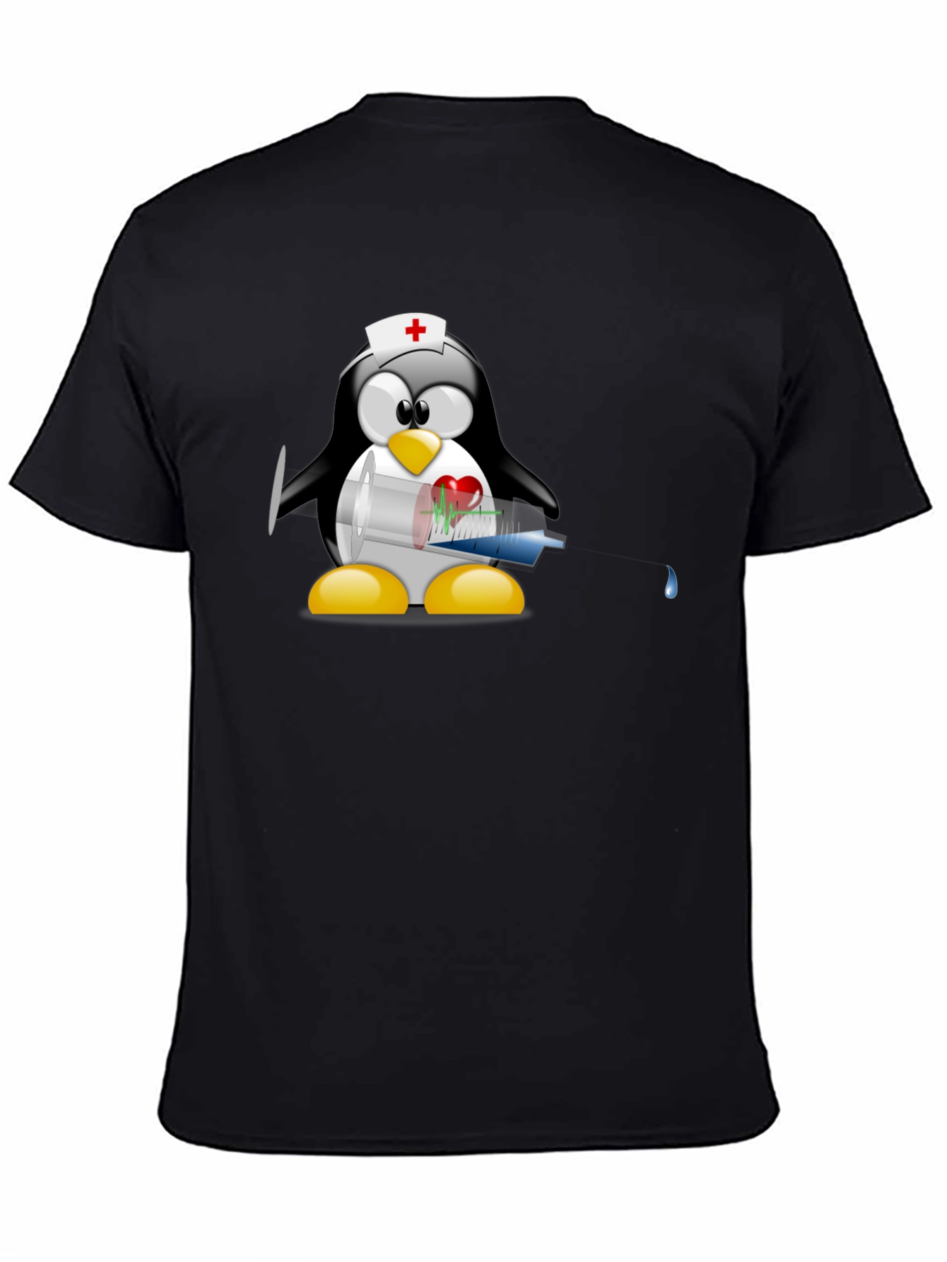 Nurse Penguin T-Shirt - Funny Doctor Tee