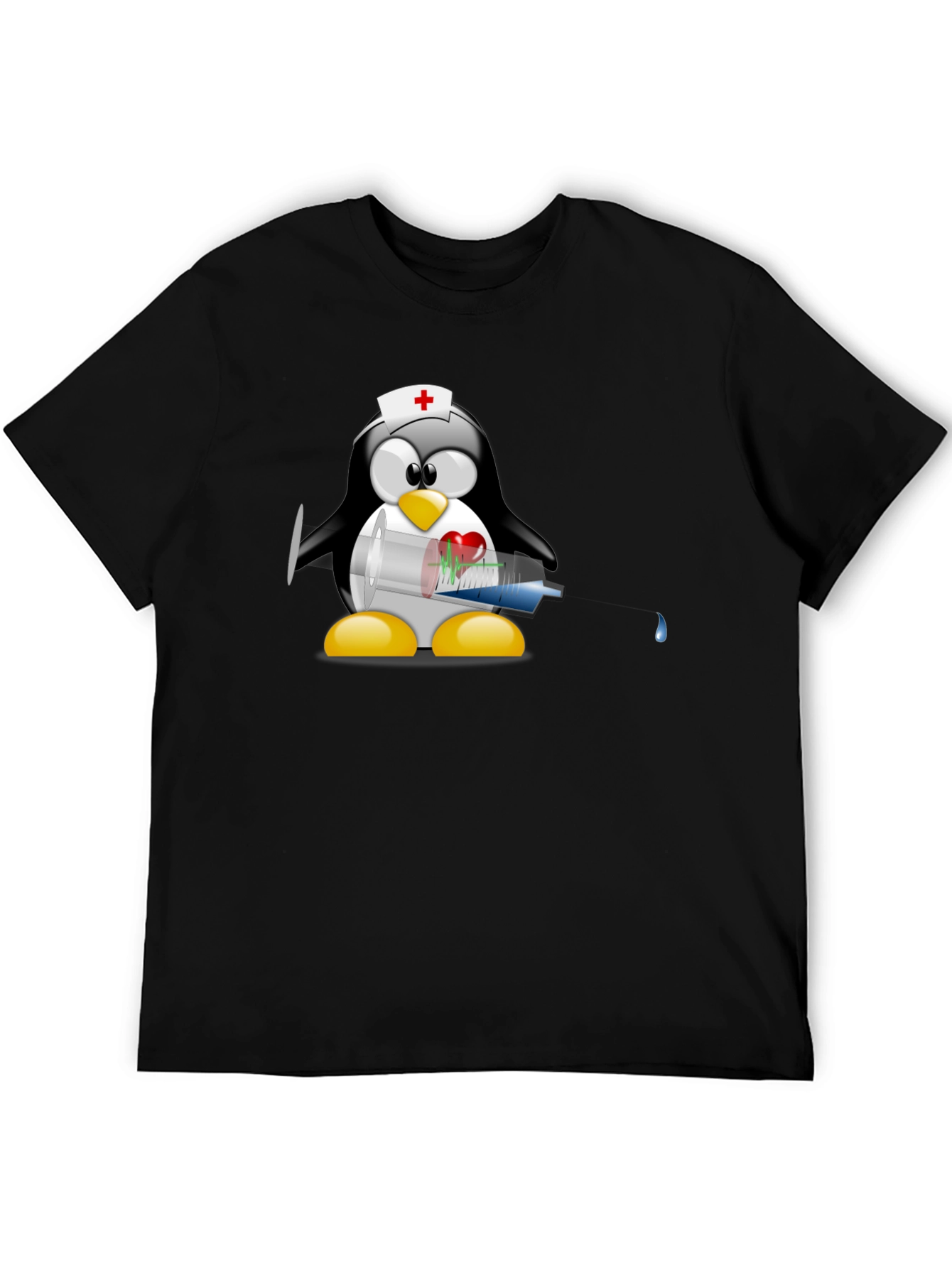 Nurse Penguin T-Shirt - Funny Doctor Tee