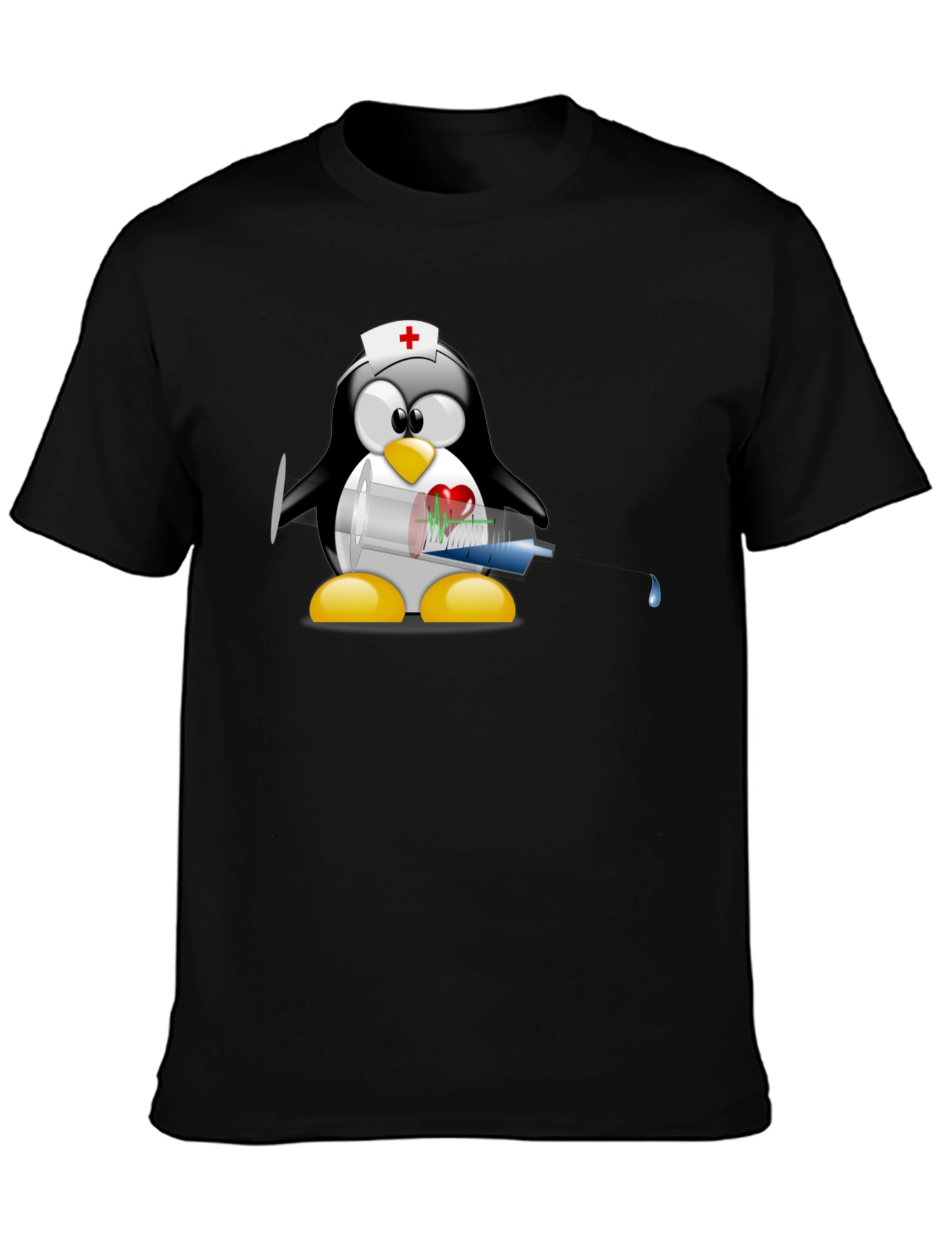 Nurse Penguin T-Shirt - Funny Doctor Tee
