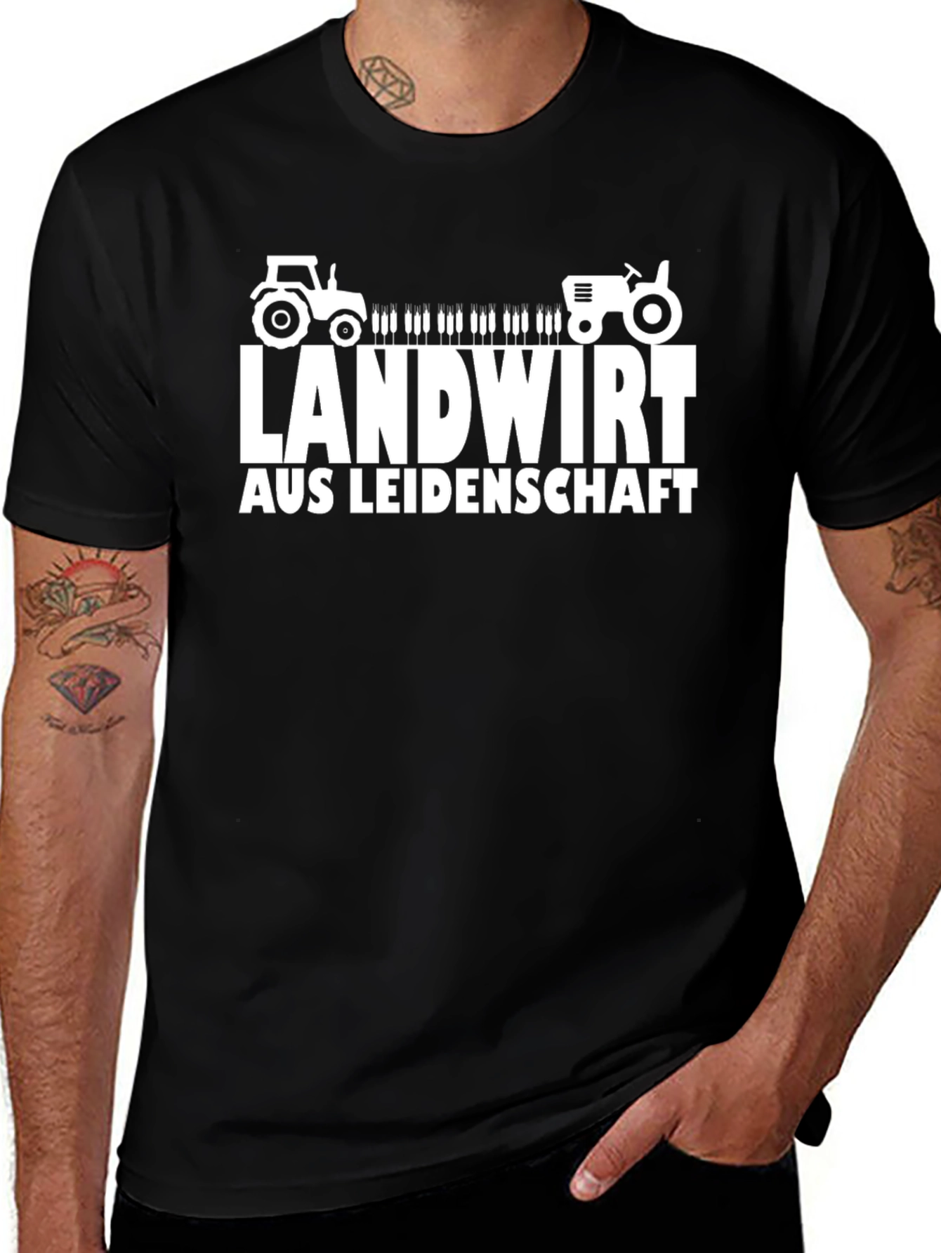 Landwirt Aus Leidenschaft Black T-Shirt