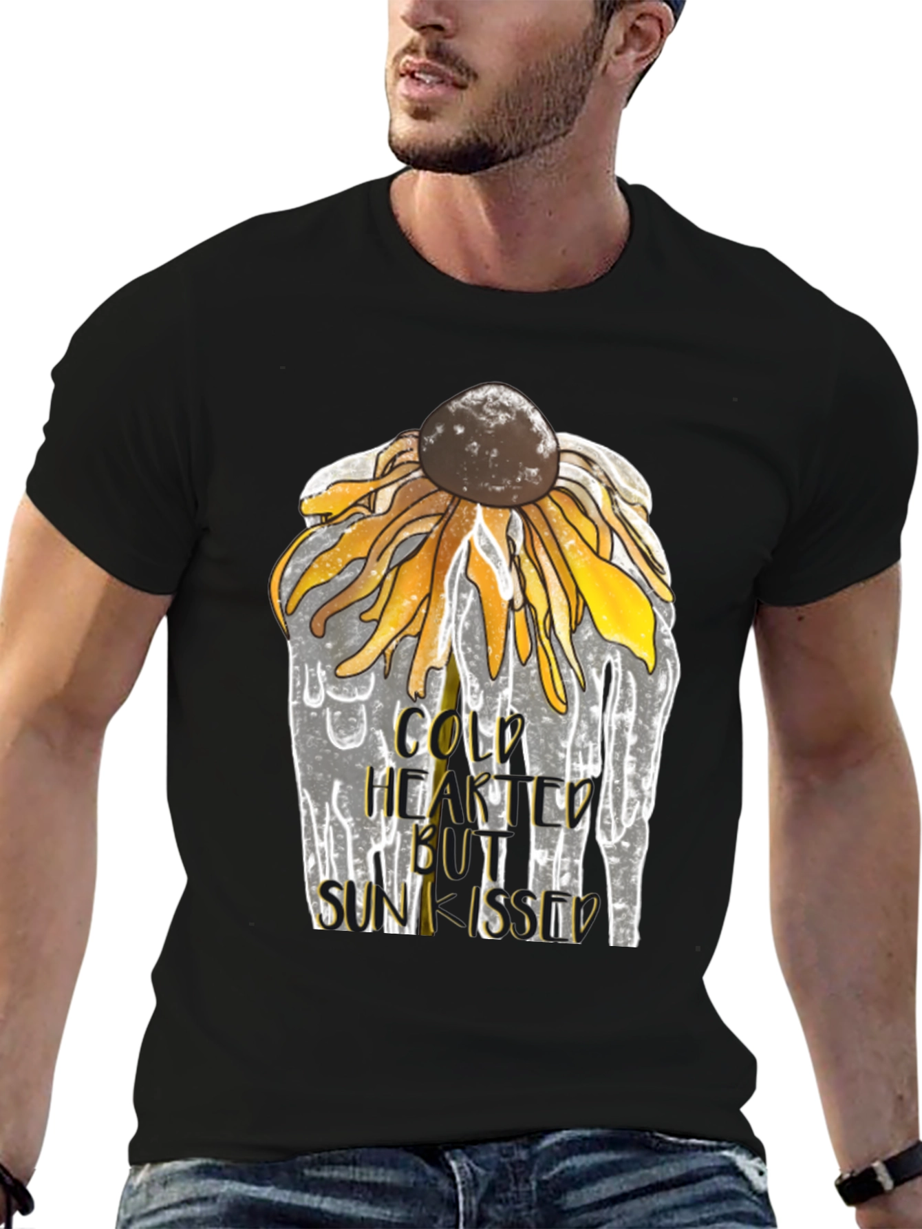 Cold Hearted Sunkissed Sunflower Graphic Tee