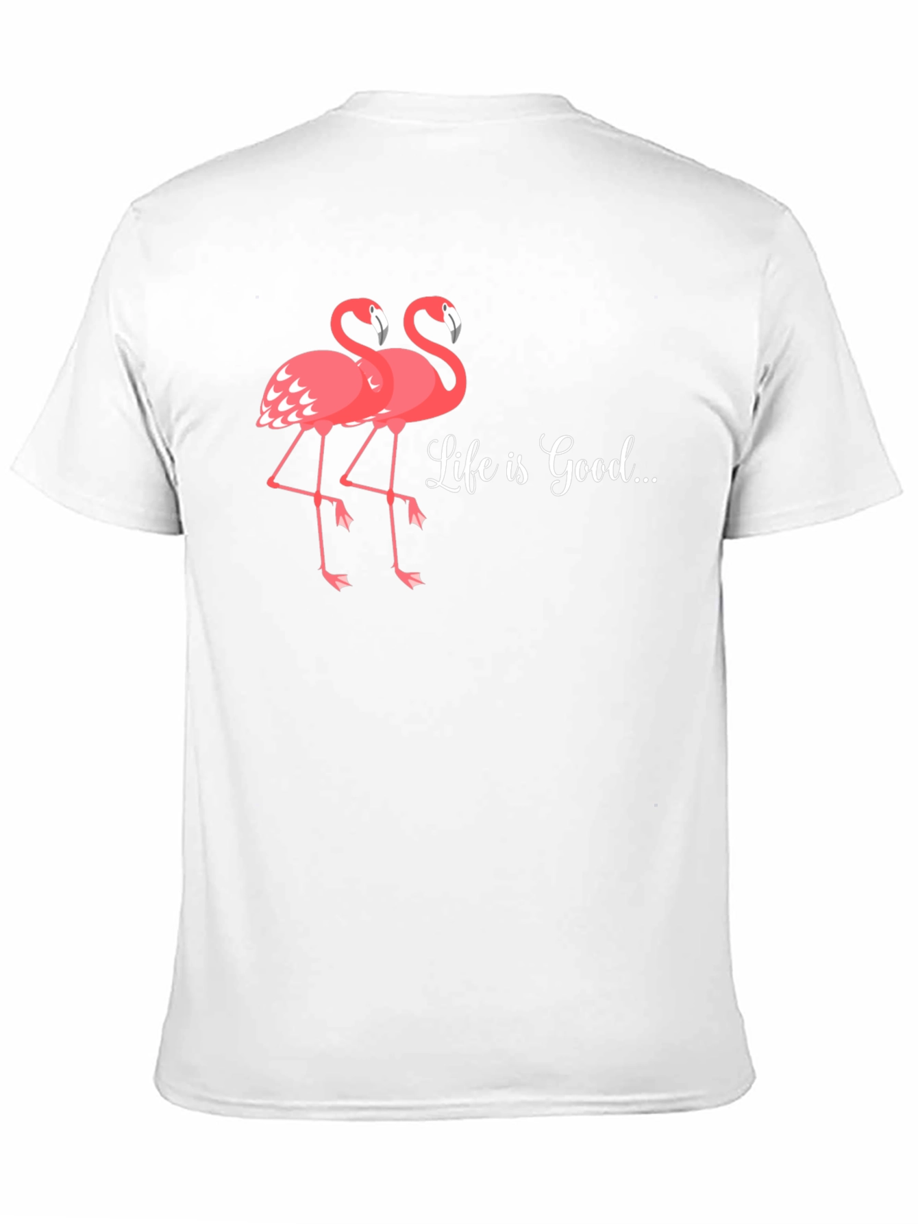 Life is Good Flamingo Graphic T-Shirt