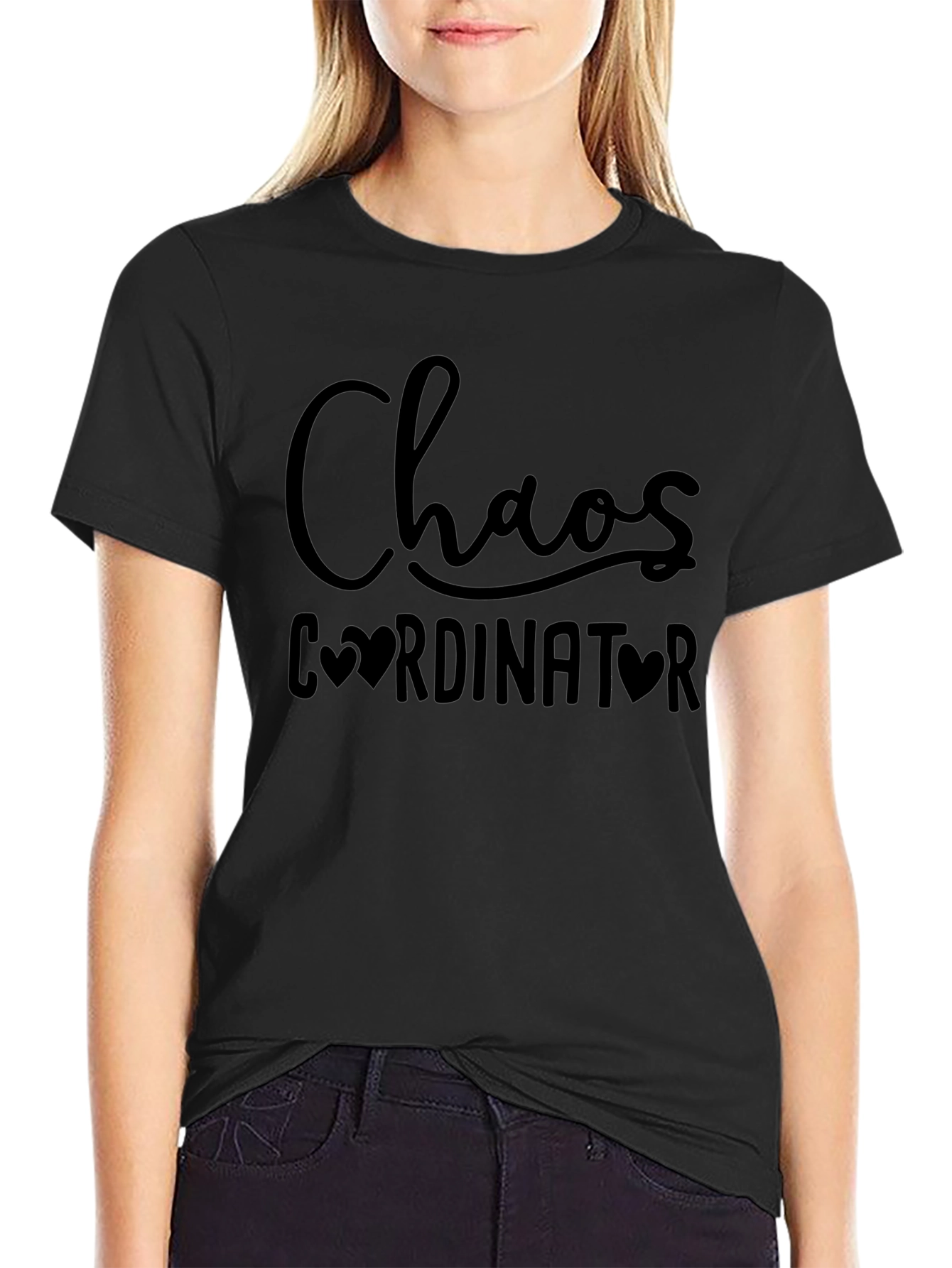 Chaos Coordinator Black Graphic Tee
