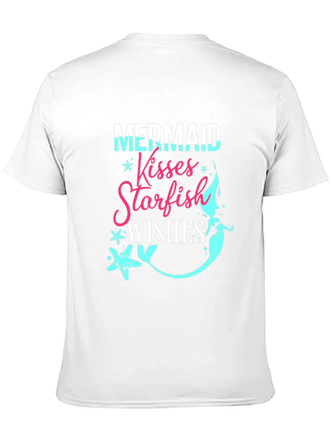 Mermaid Kisses Starfish Wishes Graphic T-Shirt