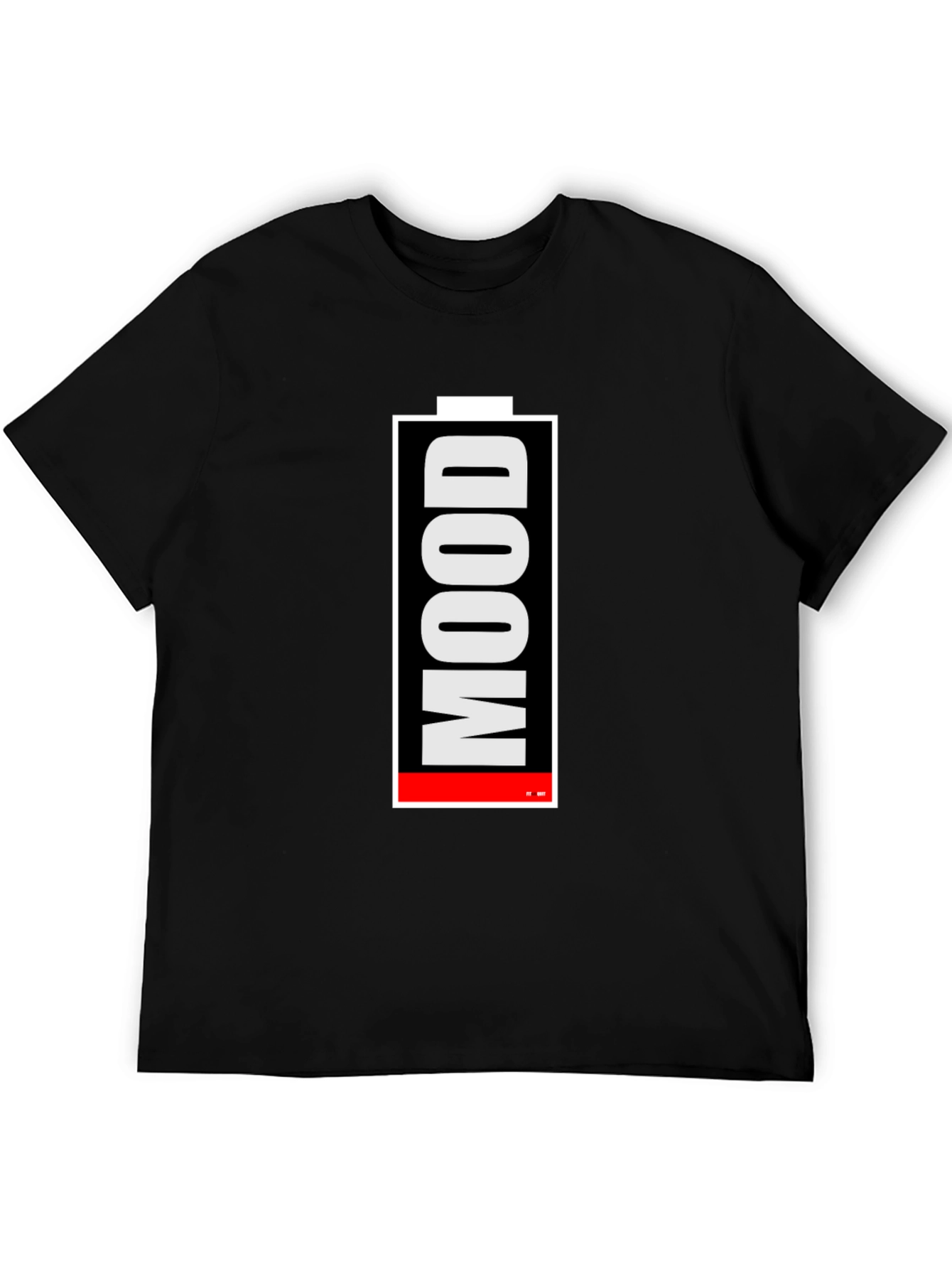 Mood Battery Graphic Tee - Black Short Sleeve