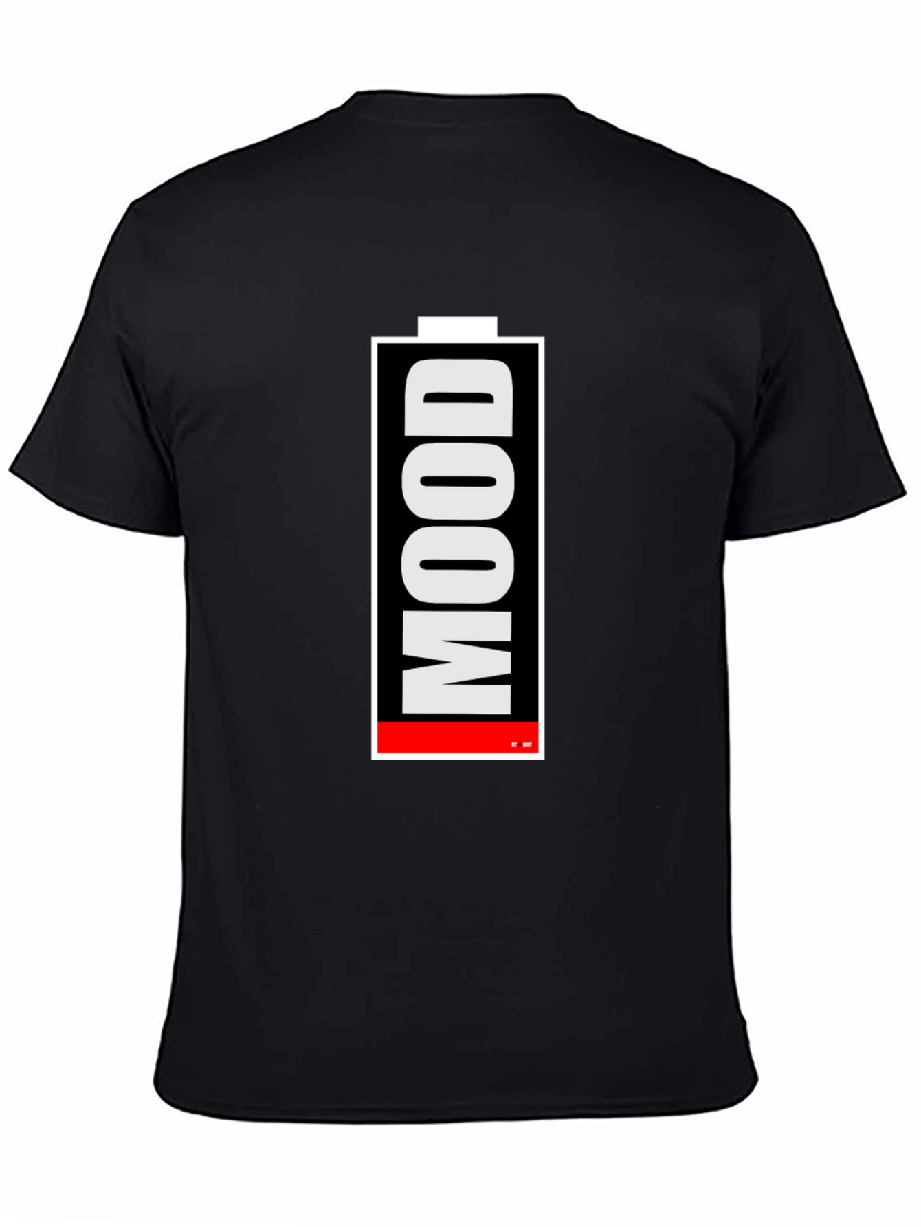 Mood Battery Graphic Tee - Black Short Sleeve