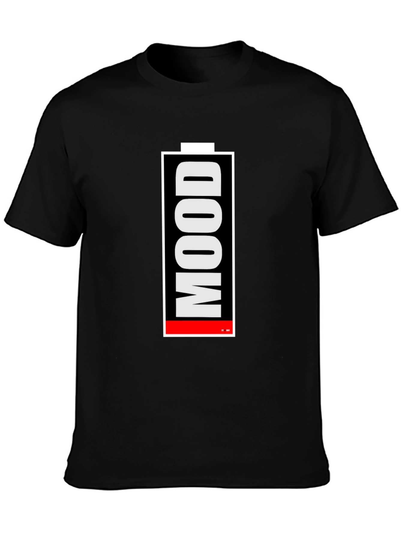Mood Battery Graphic Tee - Black Short Sleeve