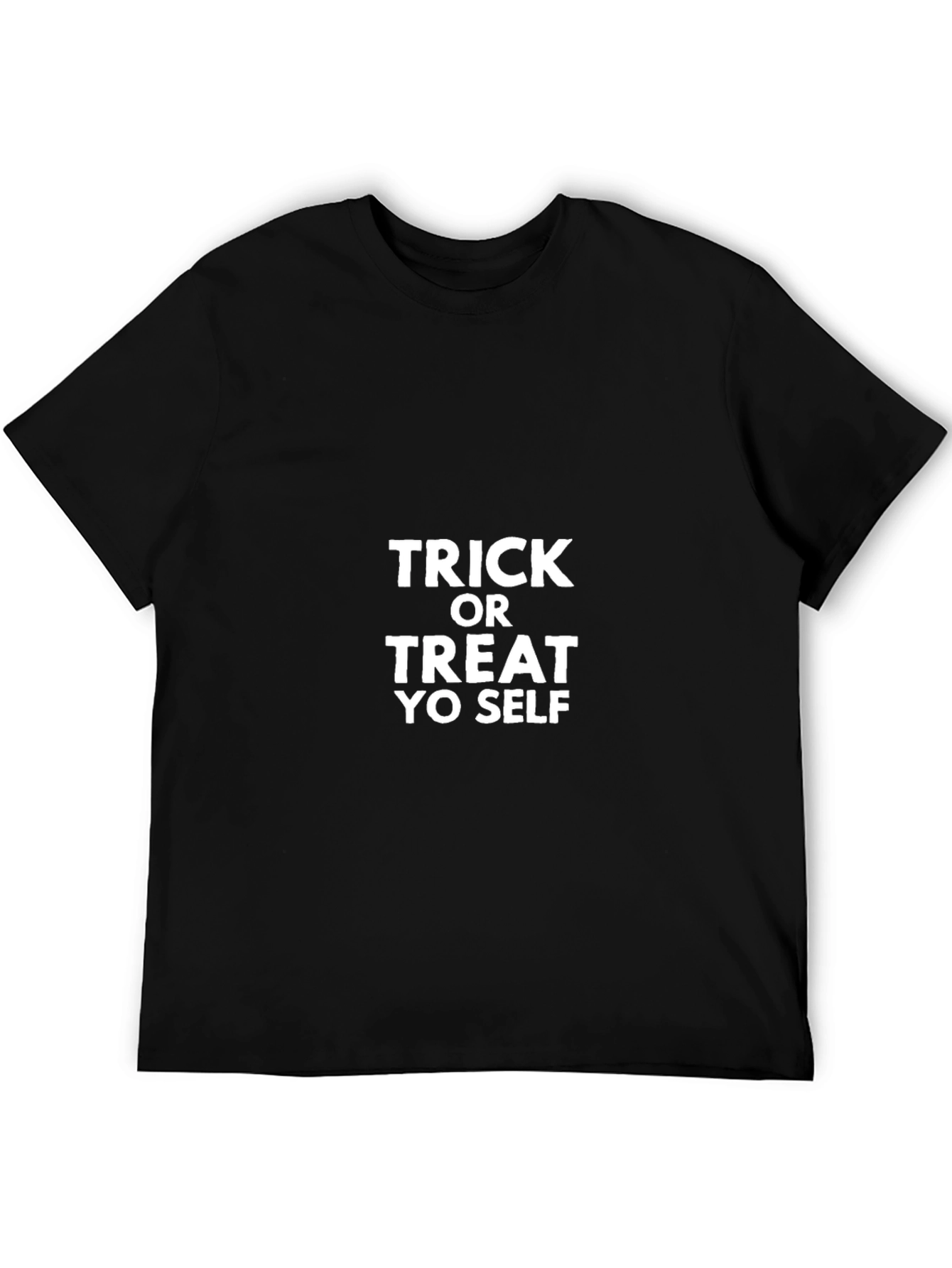 Trick or Treat Yo Self Graphic T-Shirt