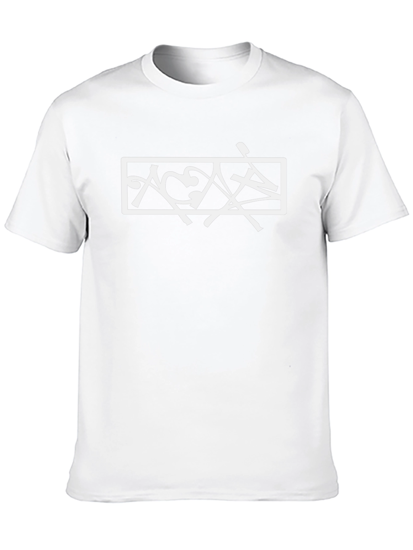 Abstract Graphic Tee - Stylish Black Cotton T-Shirt