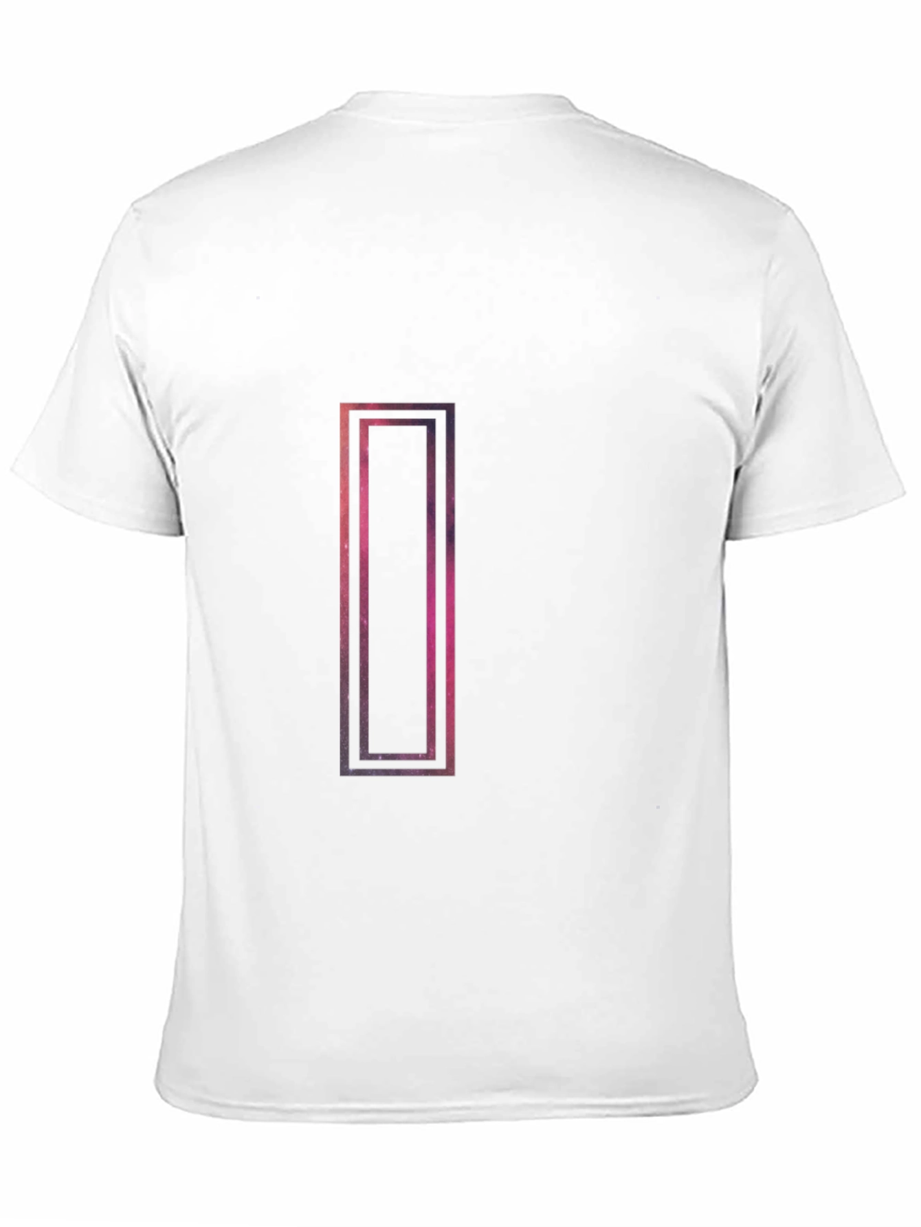 Cosmic Rectangle Graphic Black T-Shirt