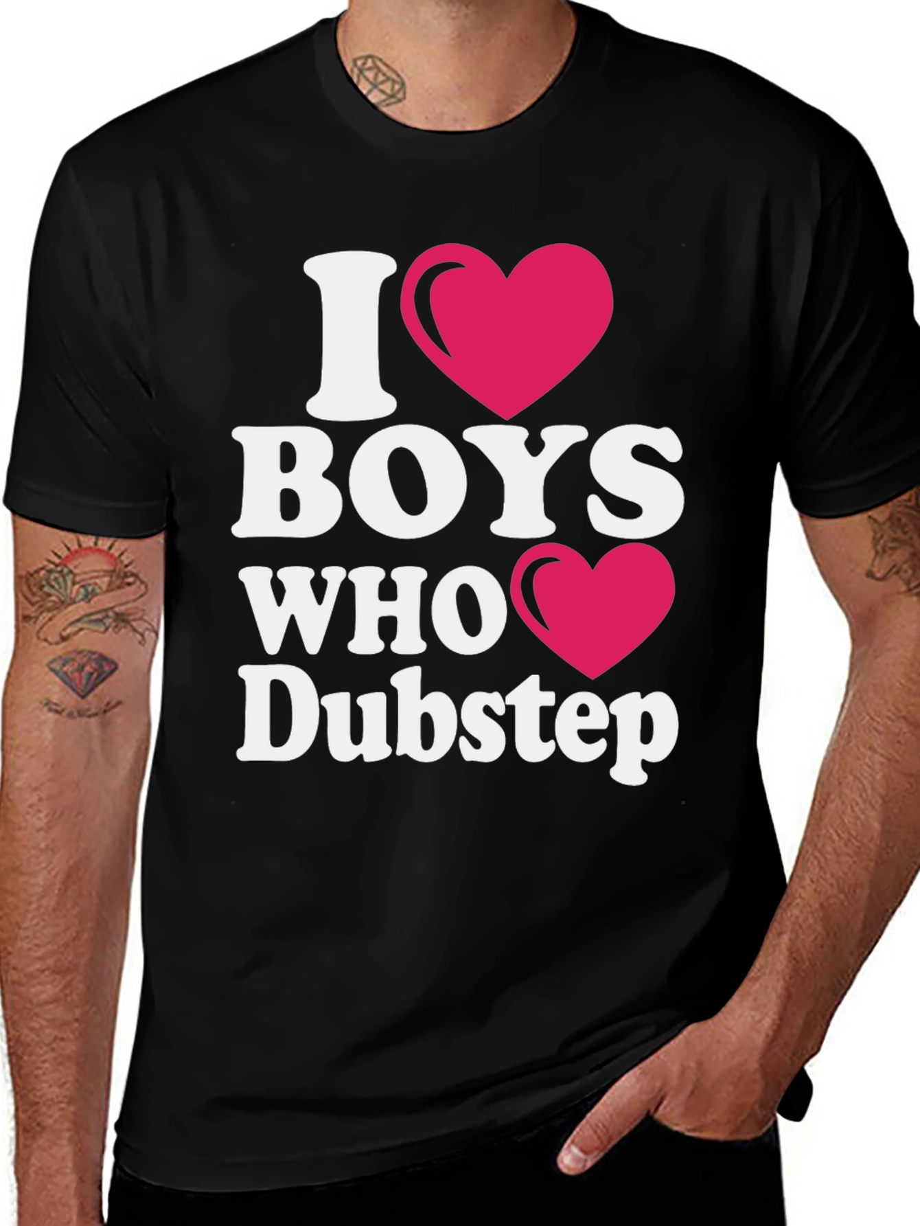I Heart Boys Who Dubstep T-Shirt