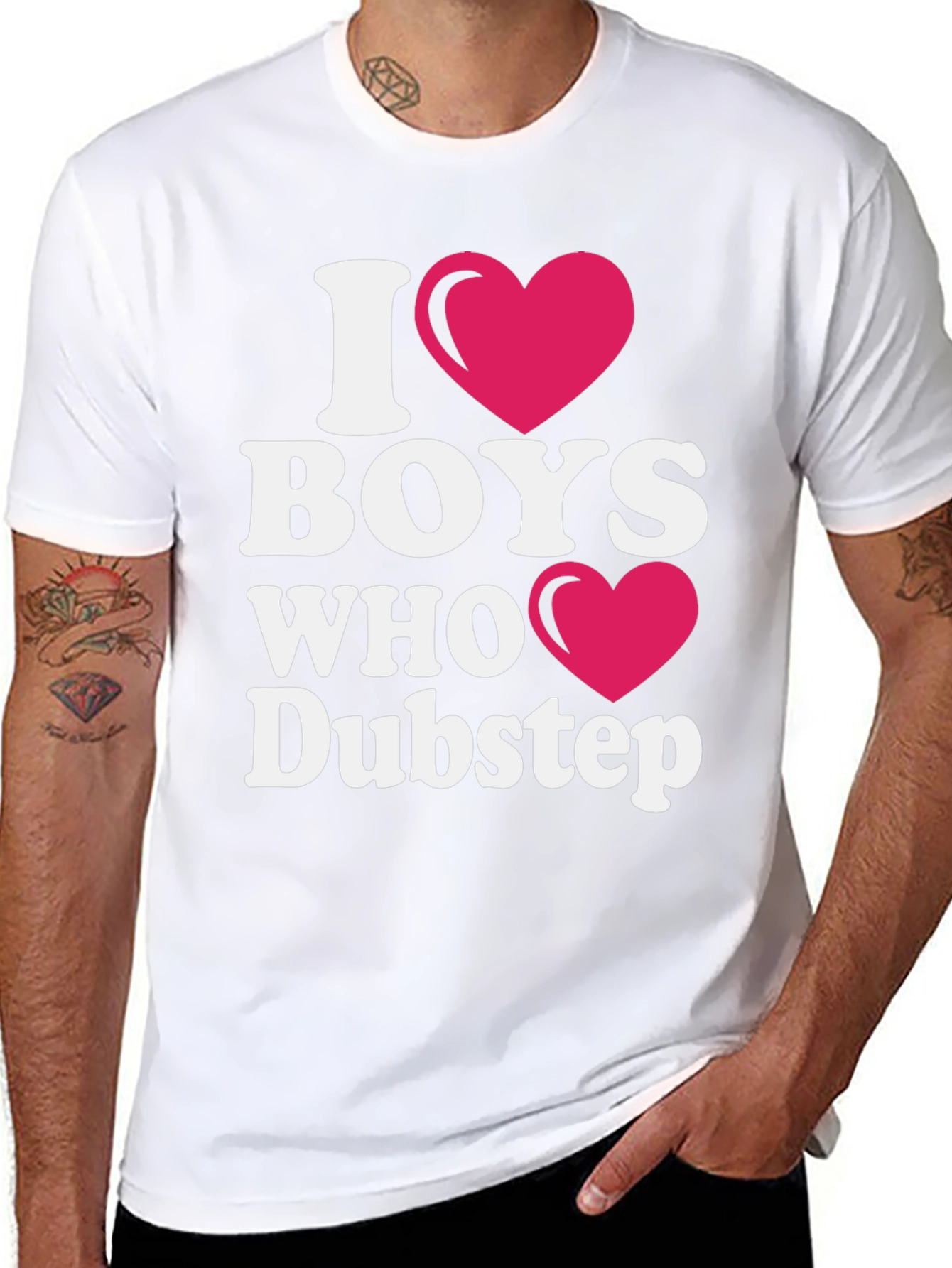 I Heart Boys Who Dubstep T-Shirt
