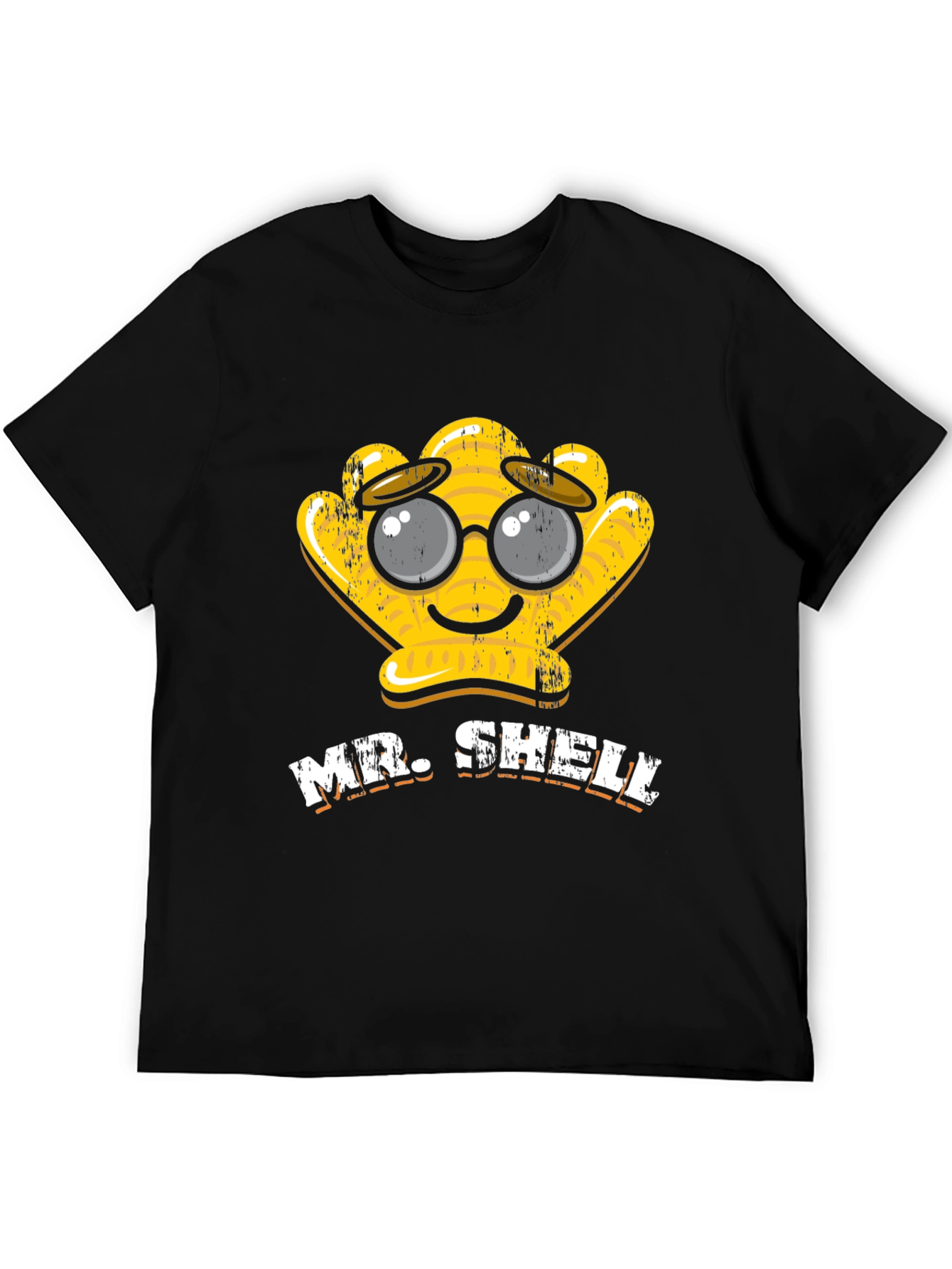 Mr. Shelly Graphic T-Shirt - Cute Cartoon Shell Tee