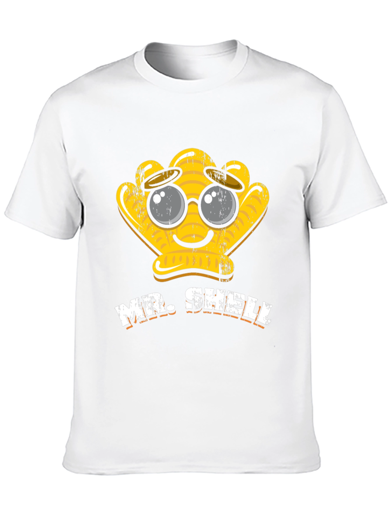 Mr. Shelly Graphic T-Shirt - Cute Cartoon Shell Tee