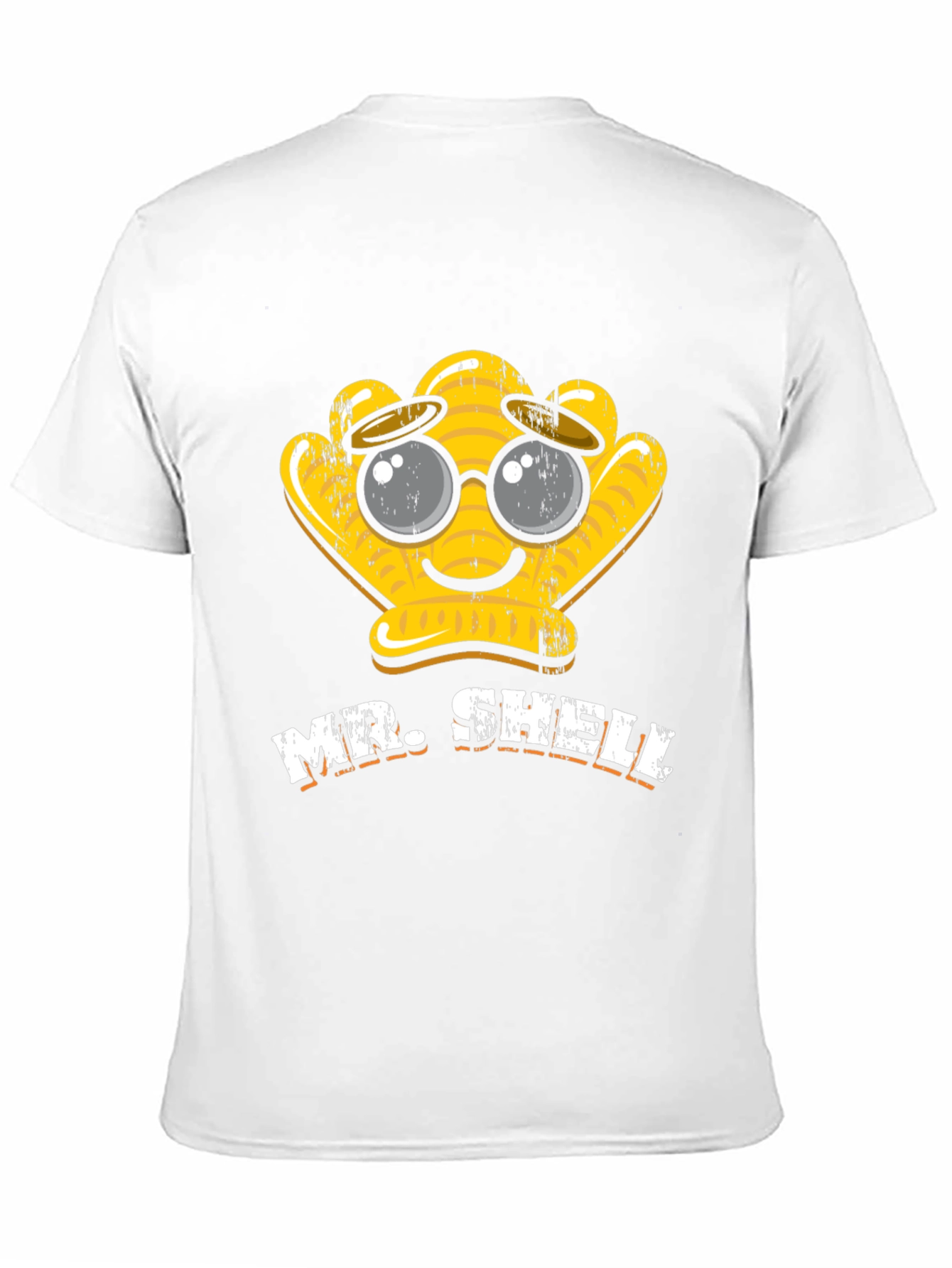Mr. Shelly Graphic T-Shirt - Cute Cartoon Shell Tee