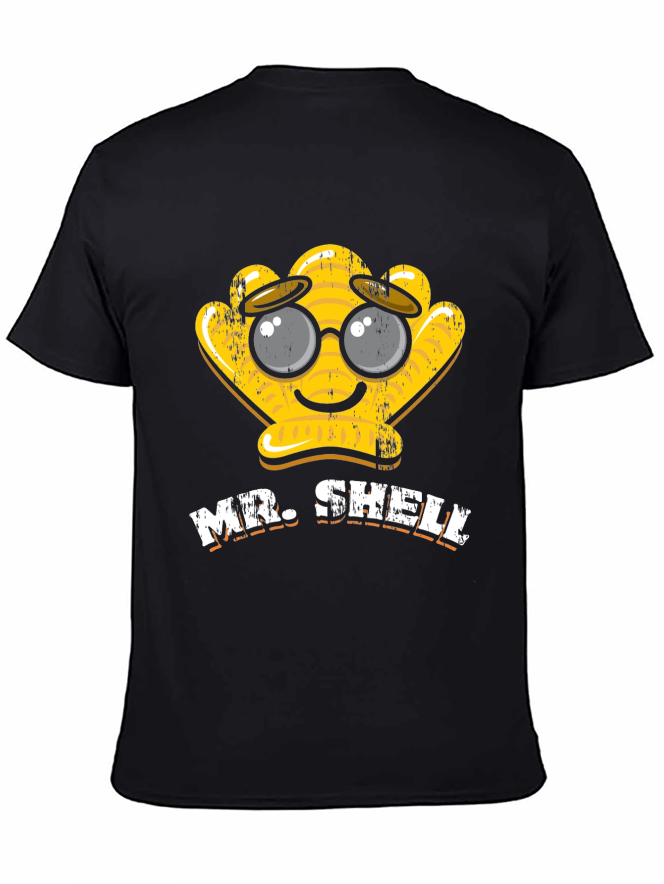 Mr. Shelly Graphic T-Shirt - Cute Cartoon Shell Tee