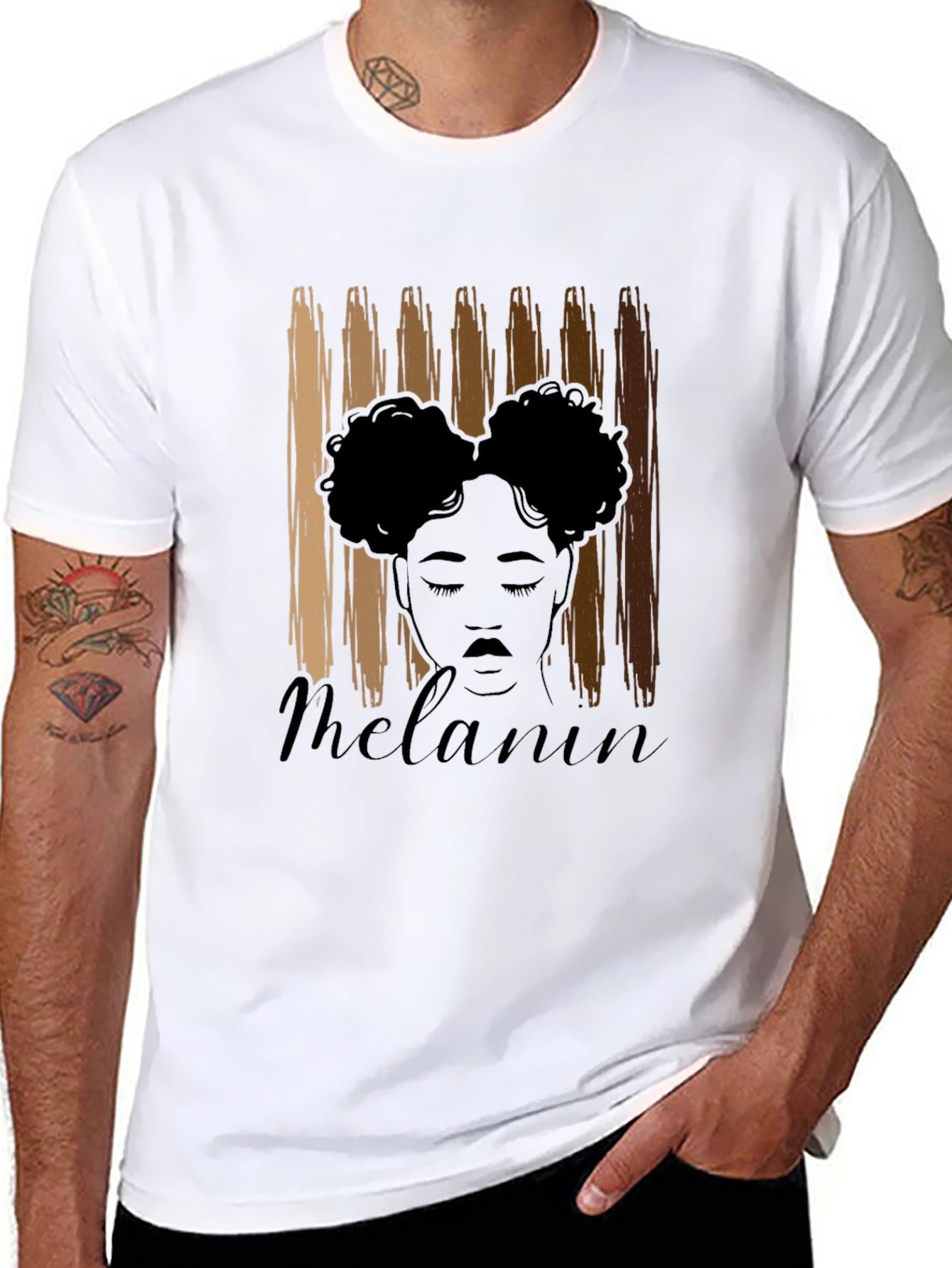Melanin Black T-Shirt