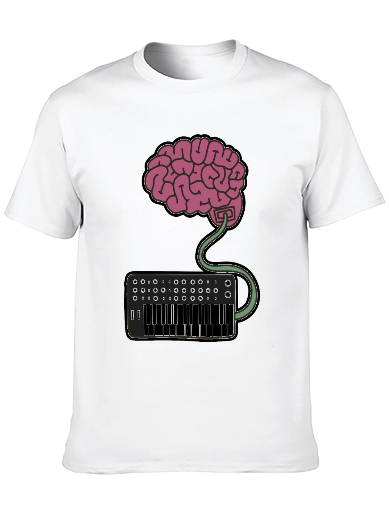 Brain Synth T-Shirt - Express Your Creative Mind!