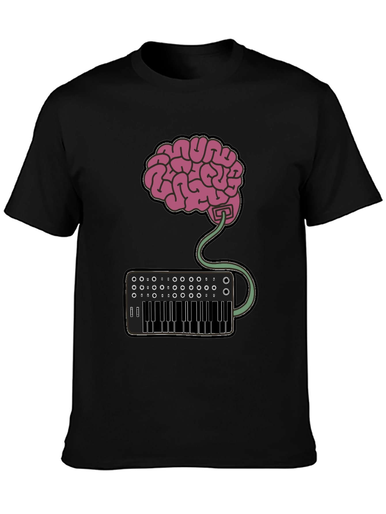 Brain Synth T-Shirt - Express Your Creative Mind!