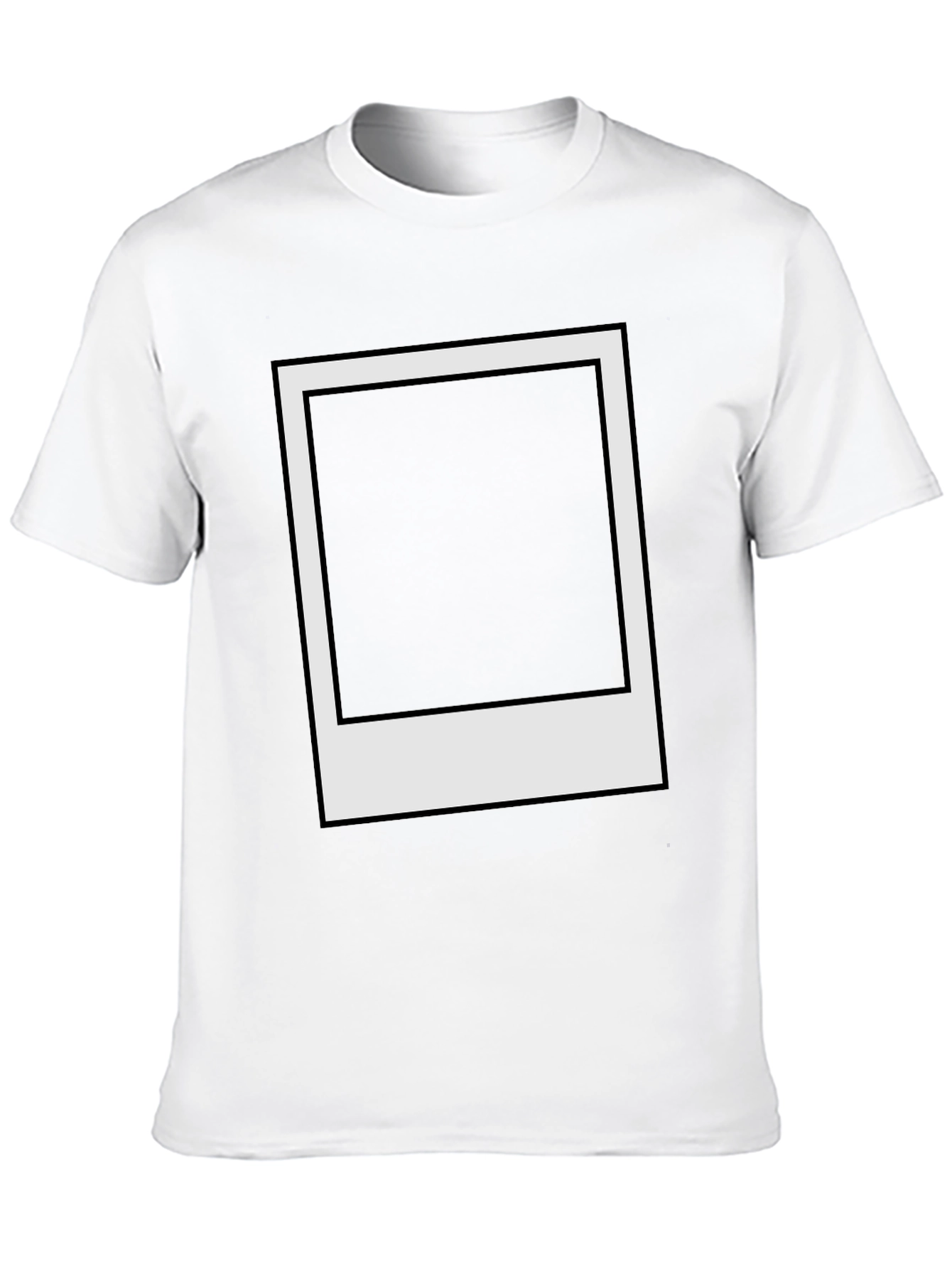 Retro Instant Photo Frame Black Tee
