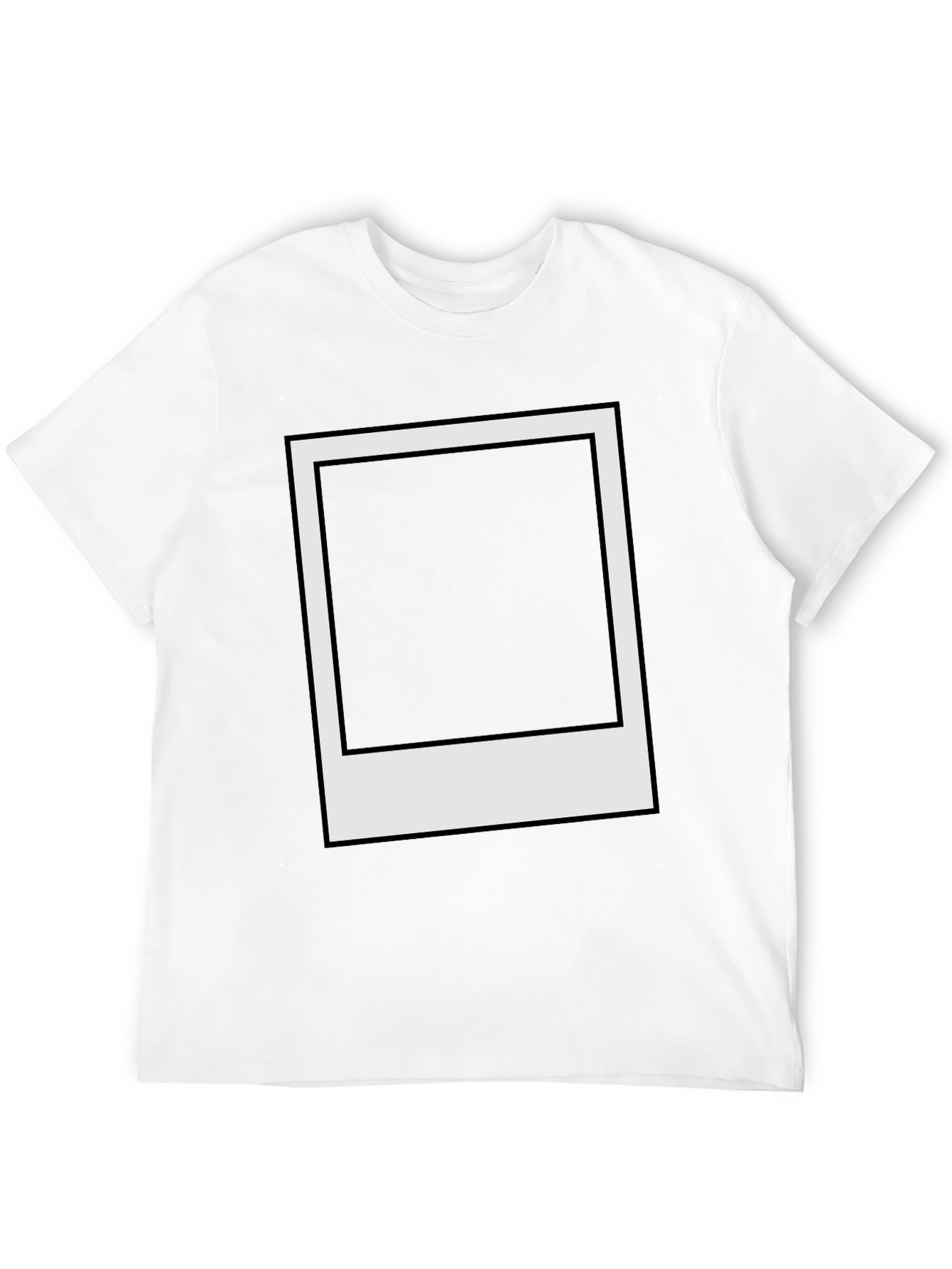 Retro Instant Photo Frame Black Tee