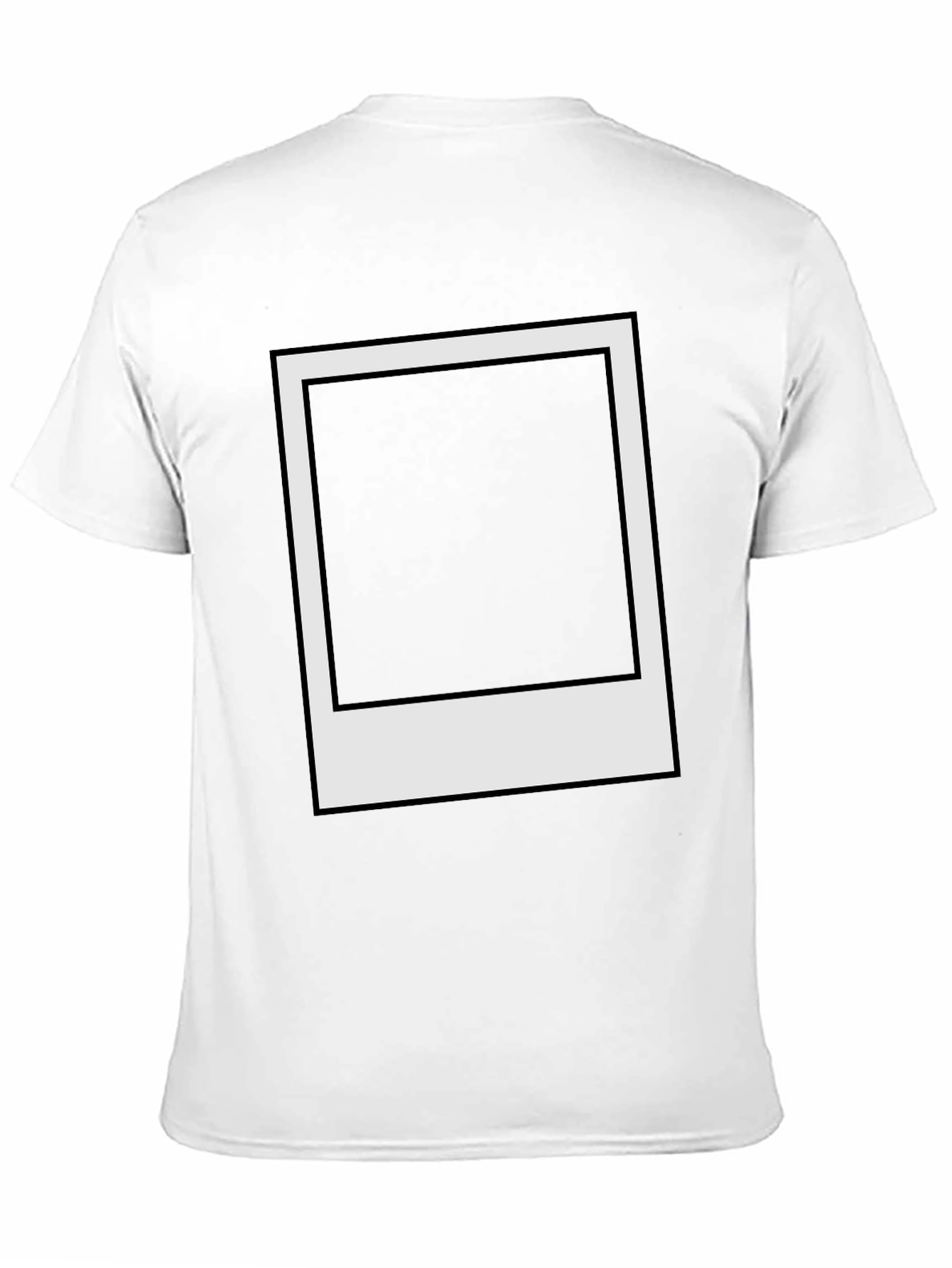 Retro Instant Photo Frame Black Tee