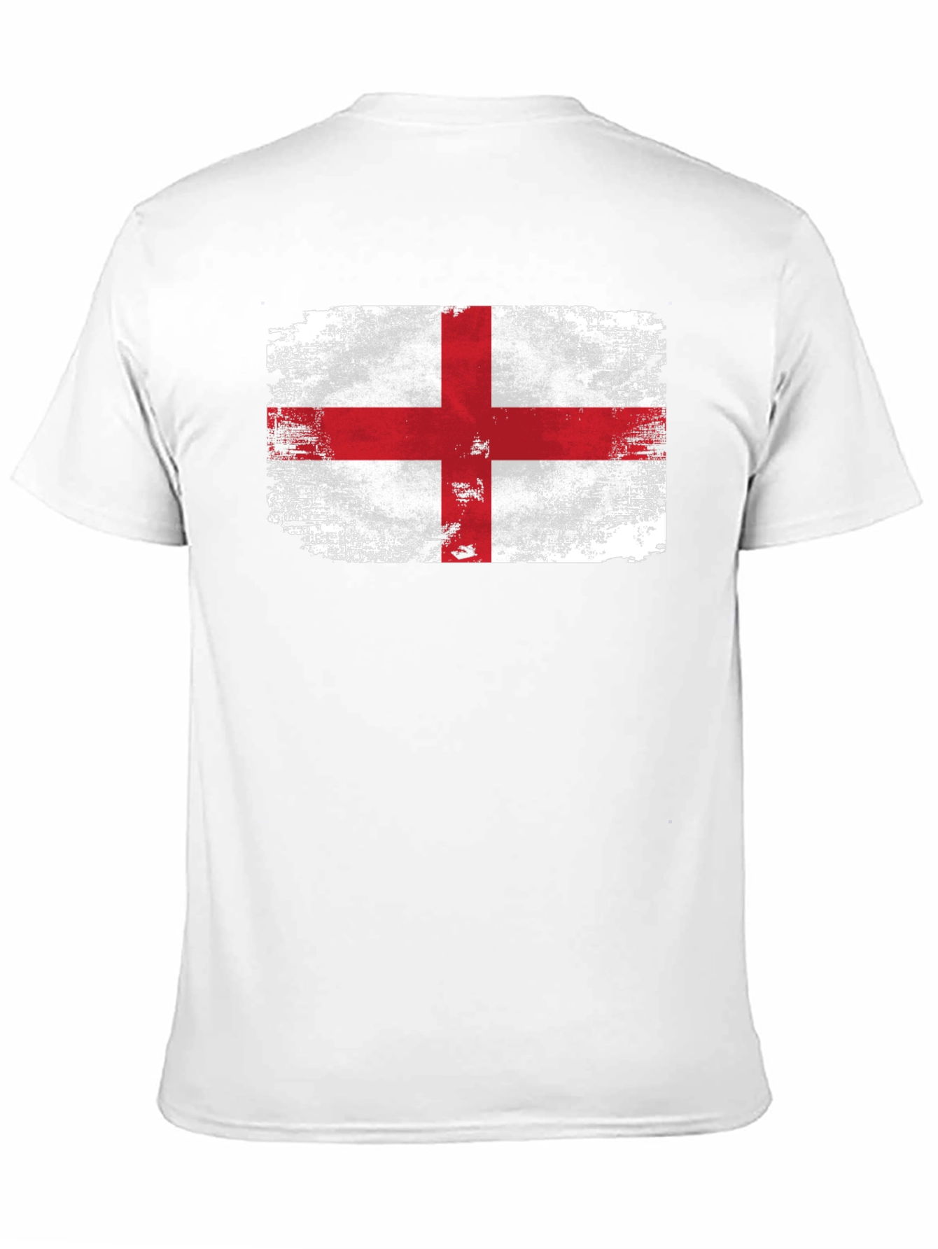 England Flag Graphic Black T-Shirt